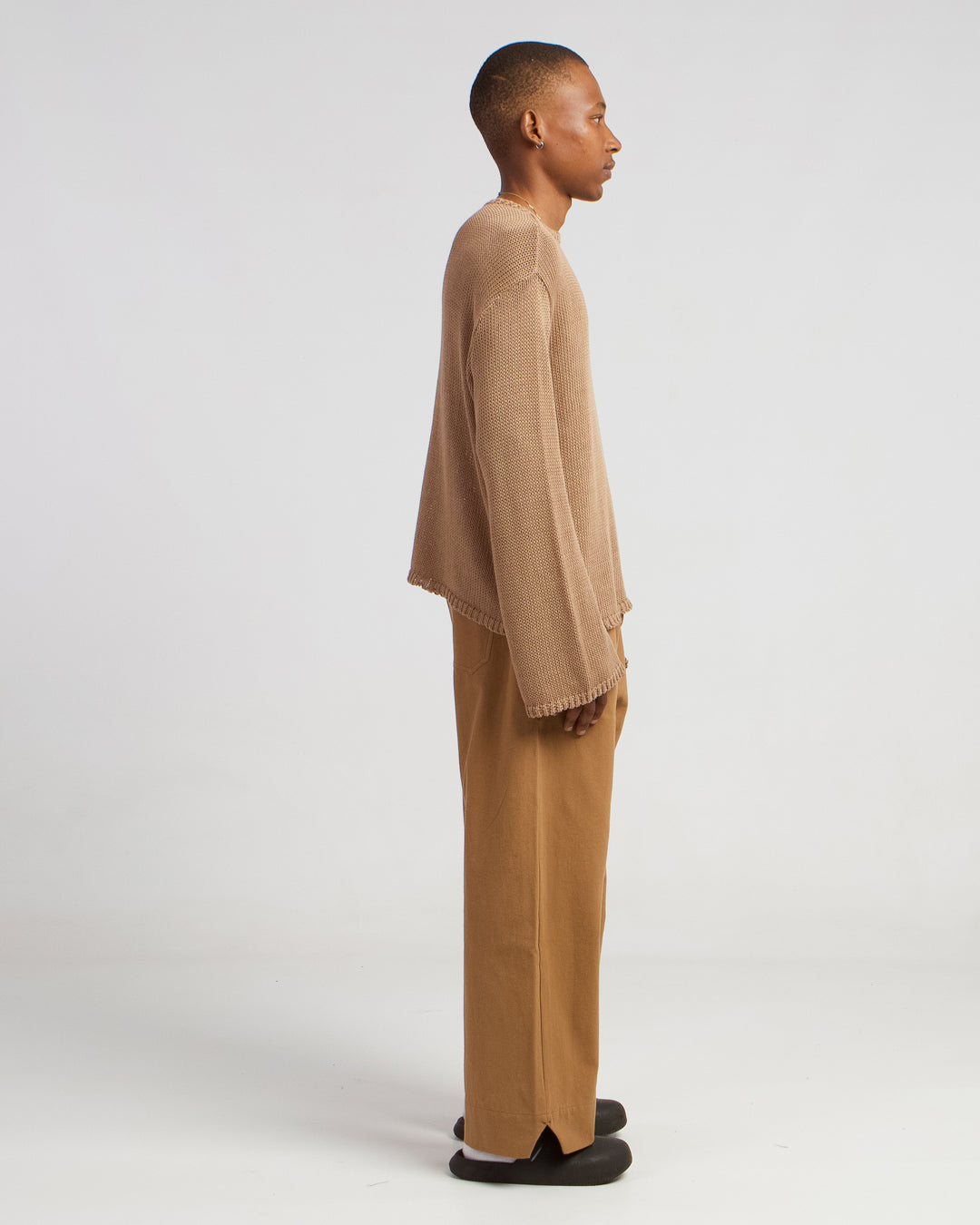 'Belle' Cotton Sweater ― NY Khaki