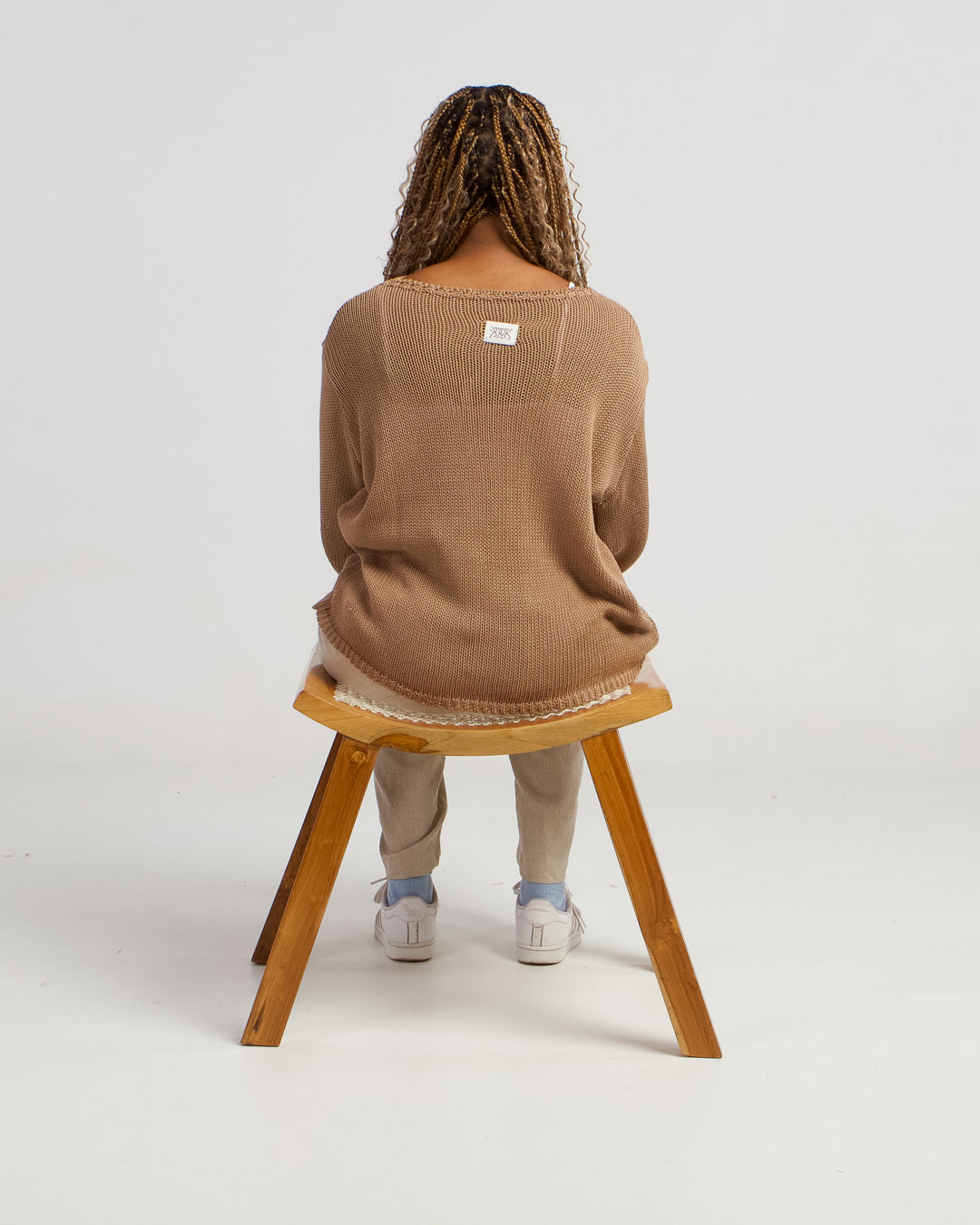 'Belle' Cotton Sweater ― NY Khaki