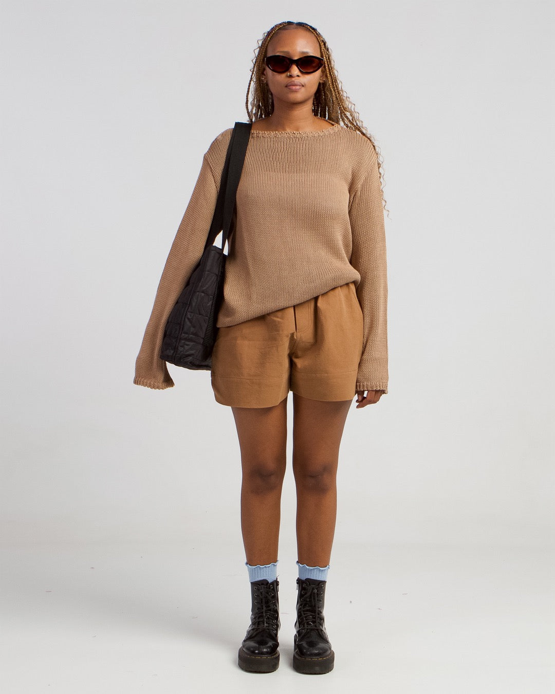 'Belle' Cotton Sweater ― NY Khaki