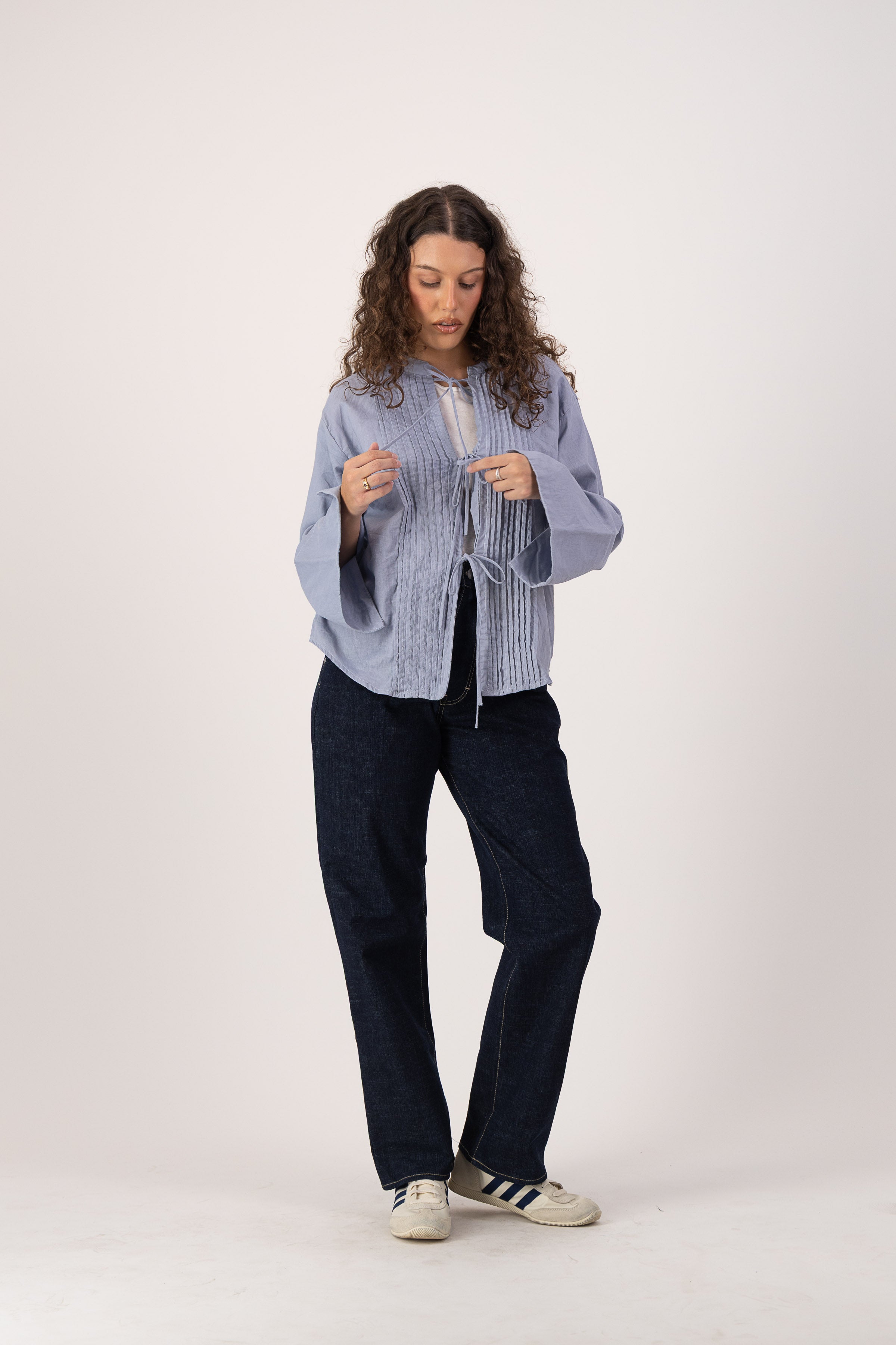 Seraphine Blouse - Silver