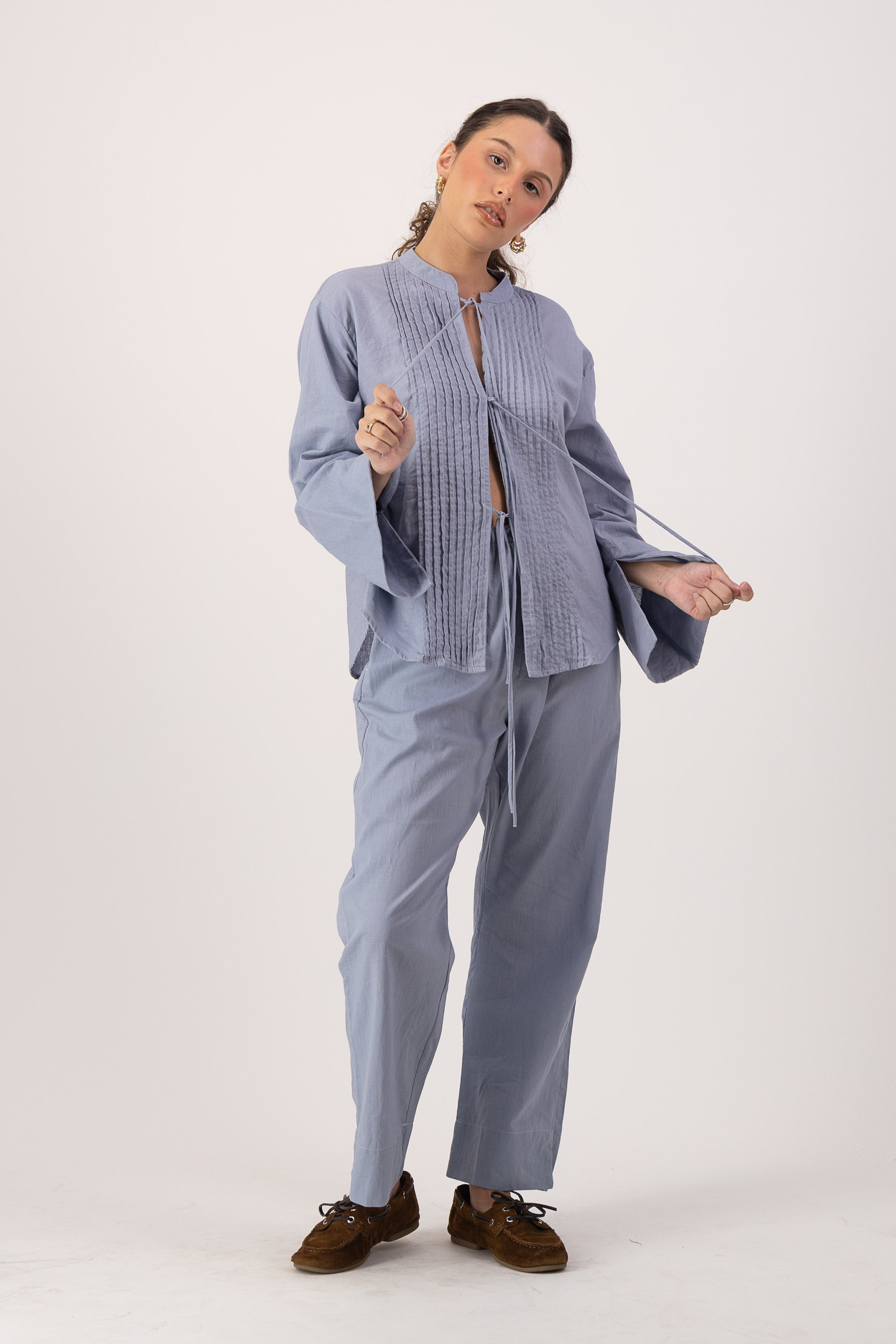 Seraphine Blouse - Silver