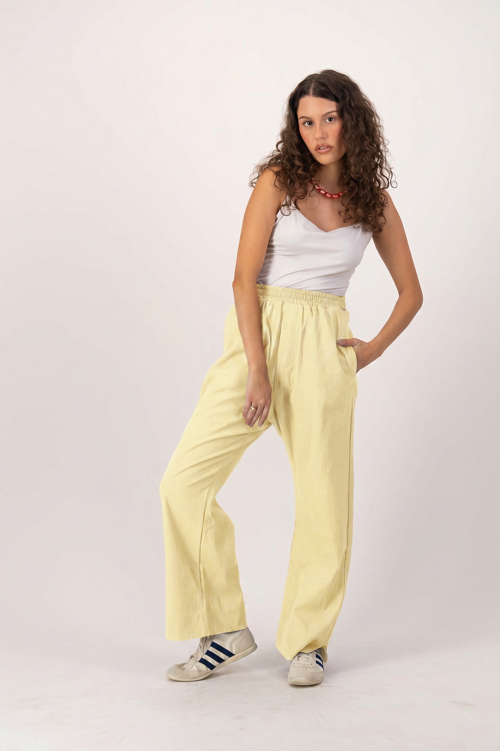 Classic Trousers - Lemon