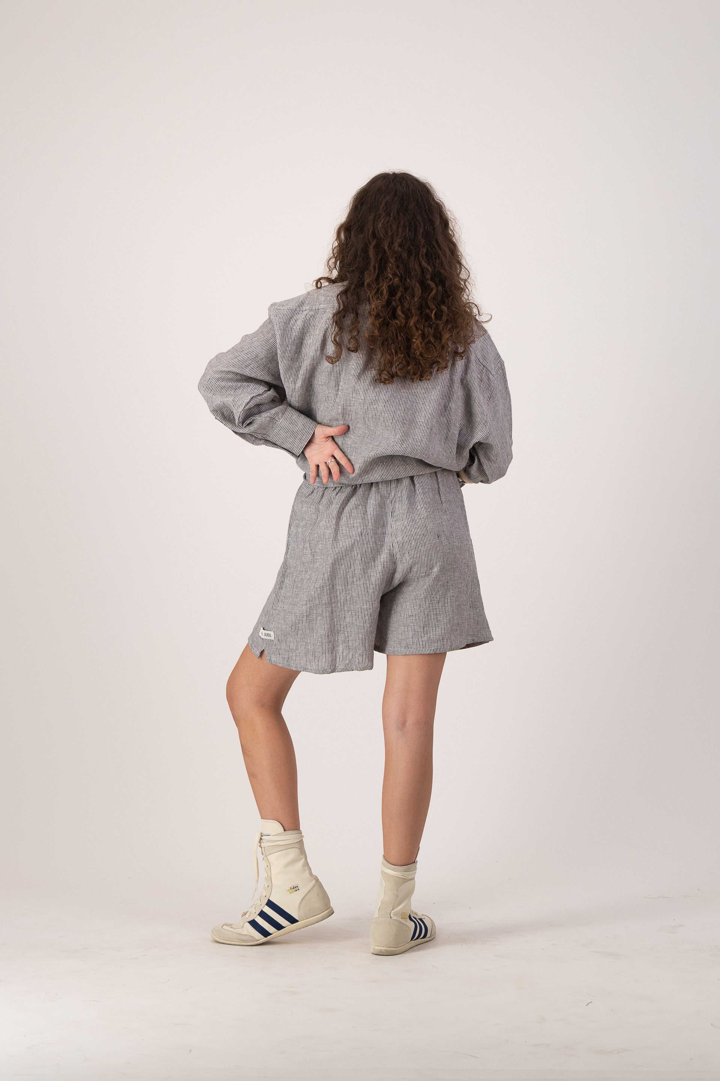 Marina Mini's - Linen Stripe