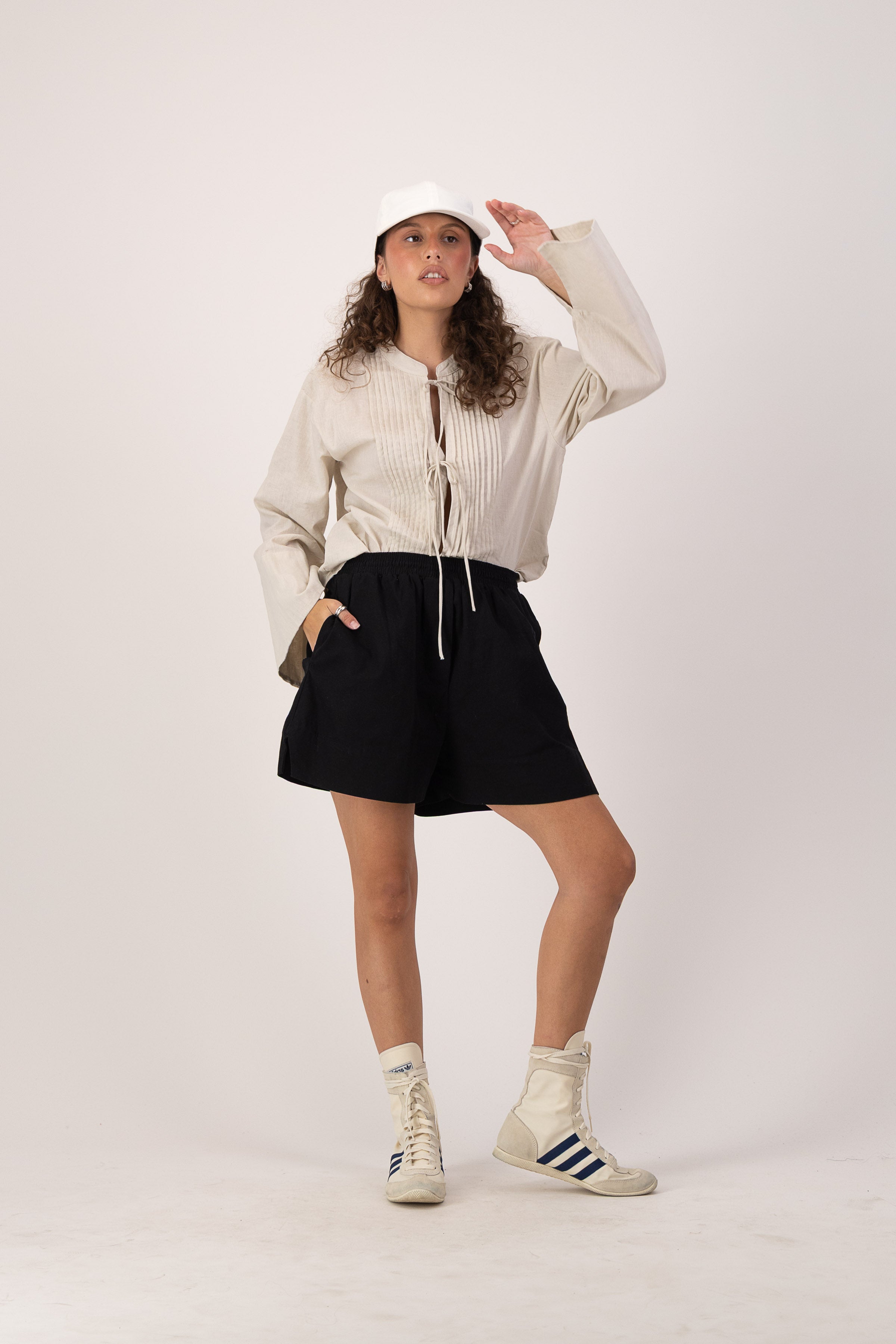Seraphine Blouse - Flax