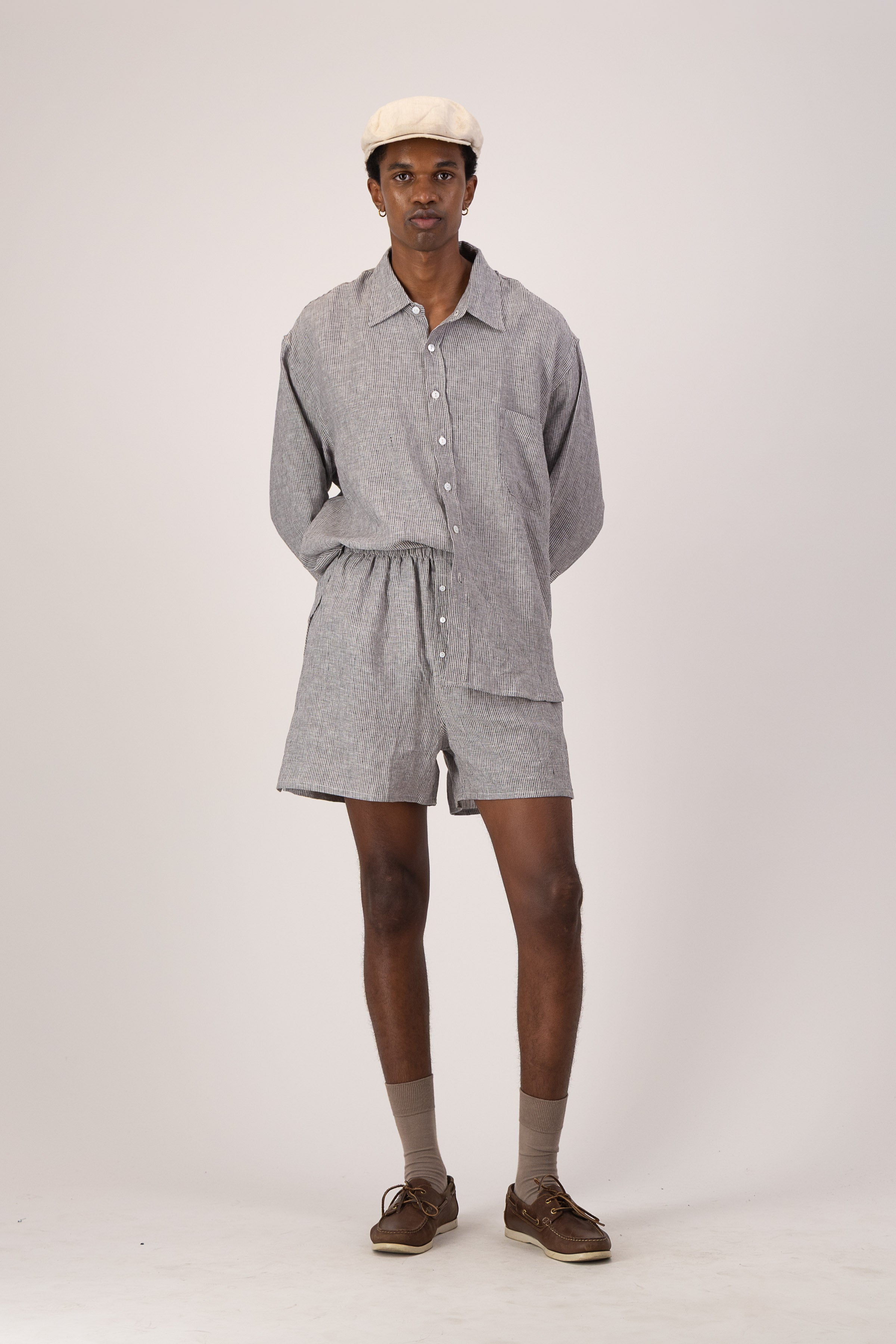 Marina Mini's - Linen Stripe