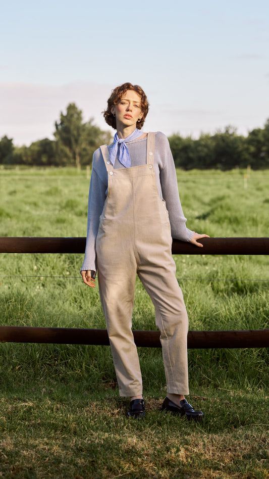 Salento Dungarees - Flax