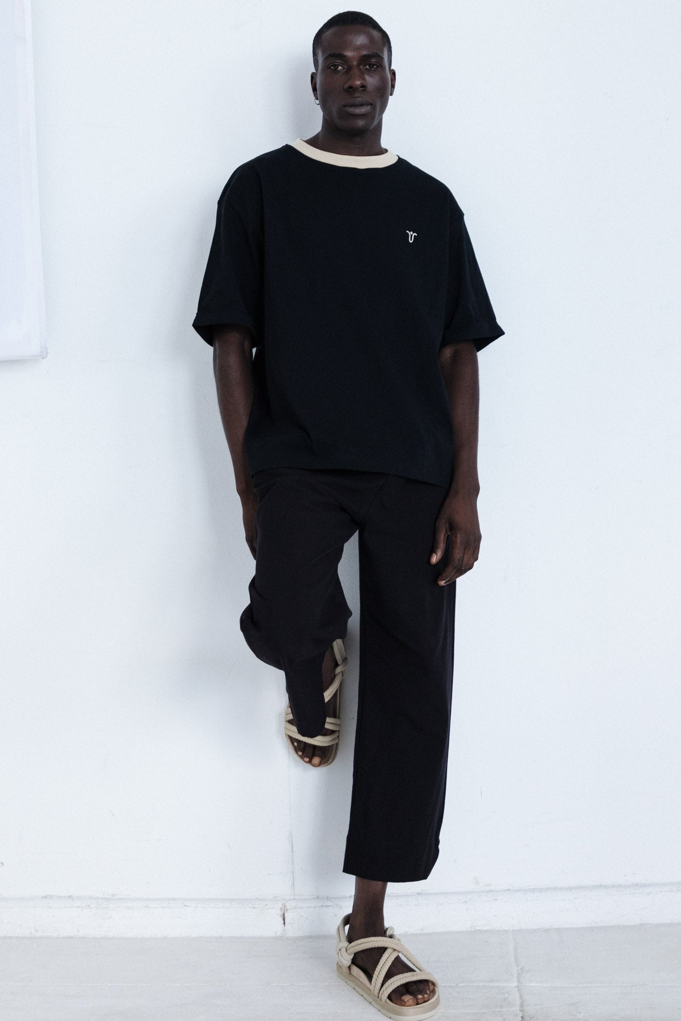 Joy Tee - Black & Stone