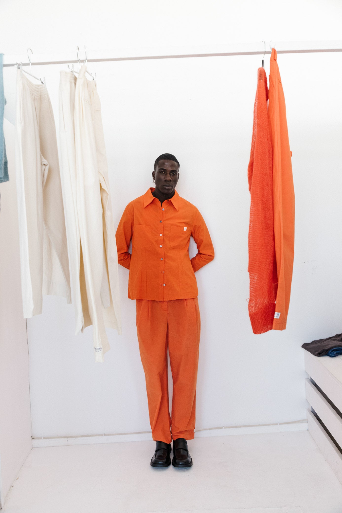 Diana Blouse - Tangerine