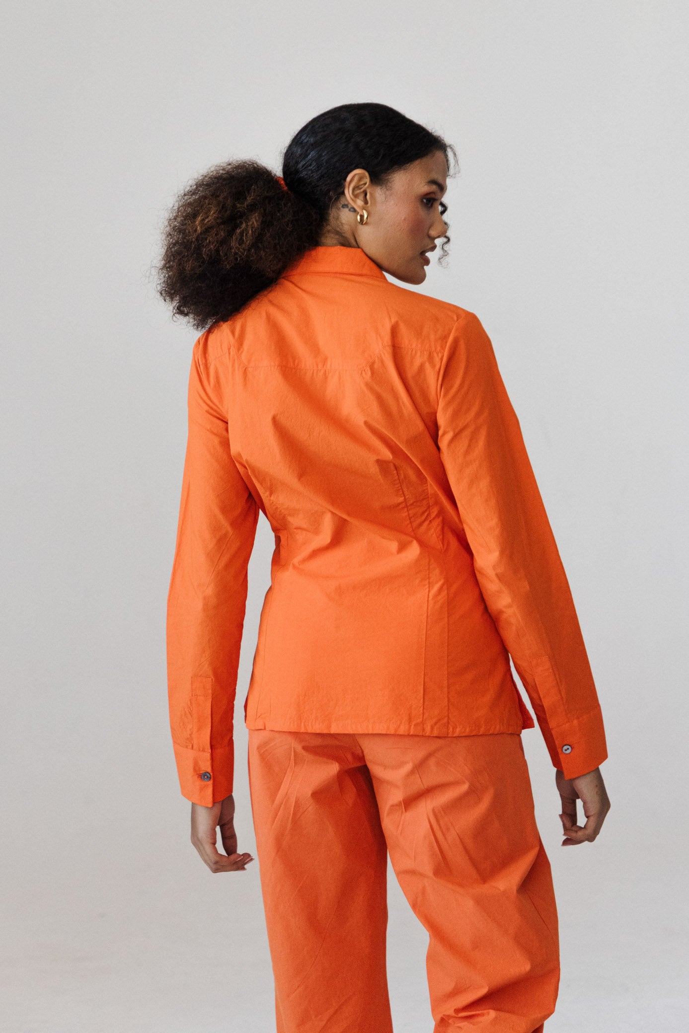 Diana Blouse - Tangerine