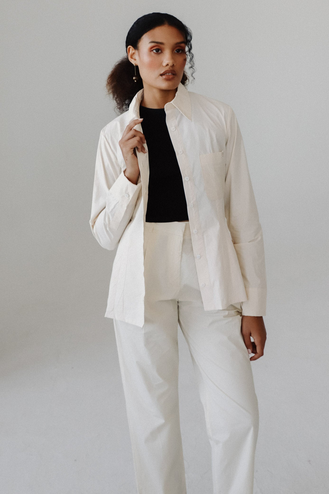 Pleated Trousers - Sand