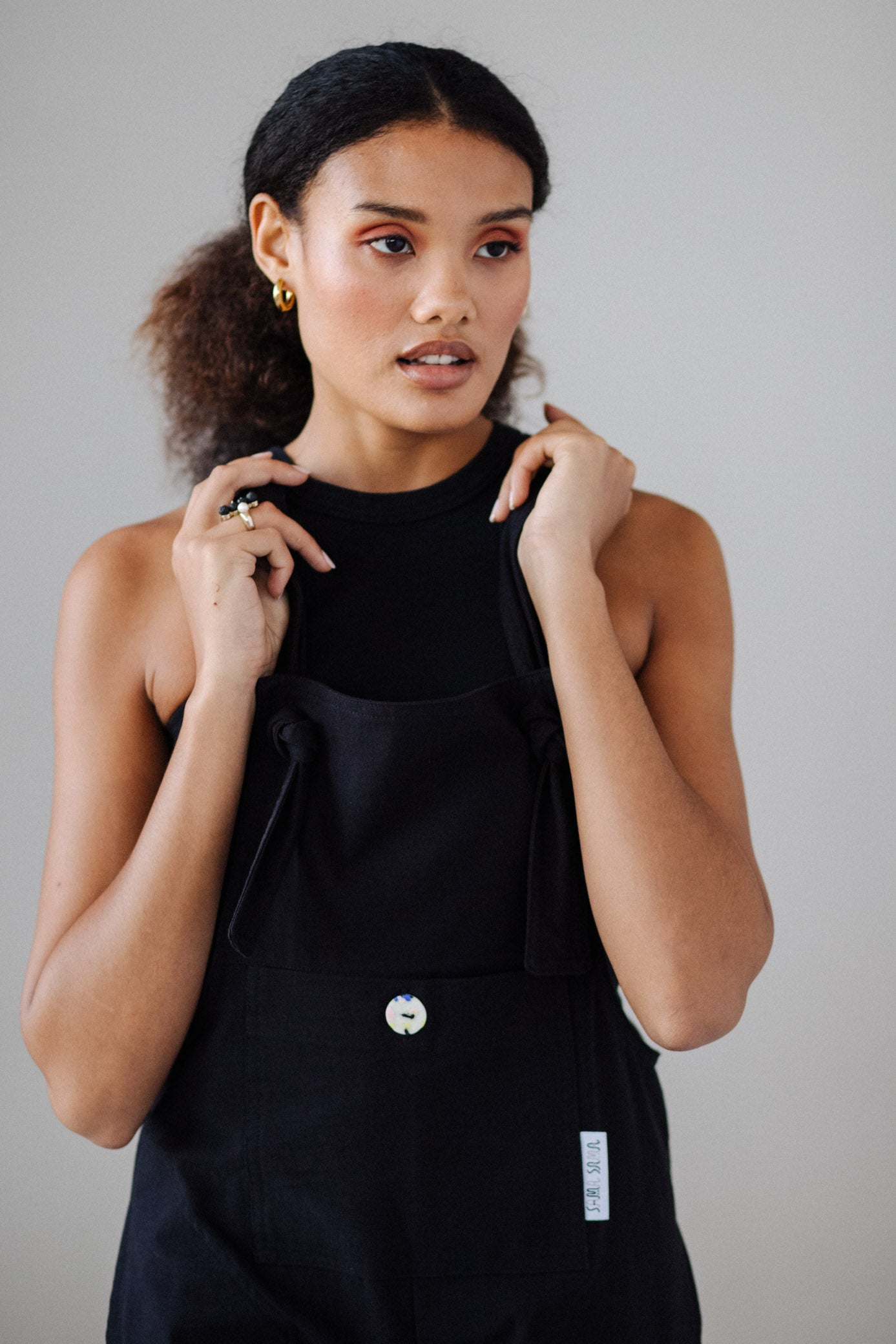 Classic Dungarees ― Black