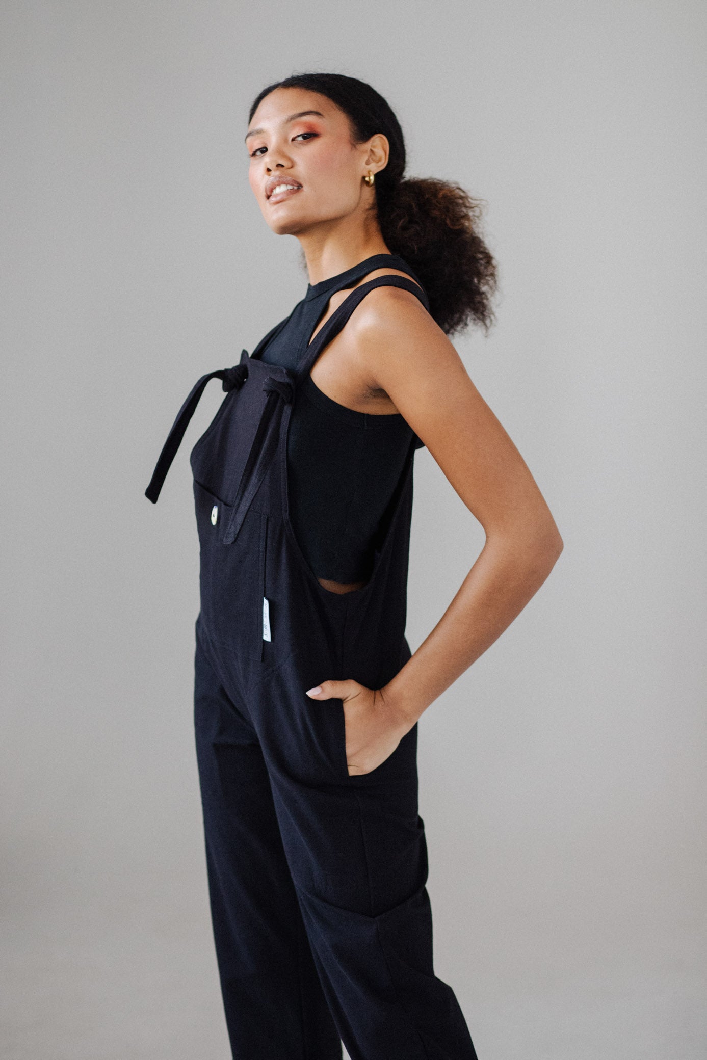 Classic Dungarees ― Black