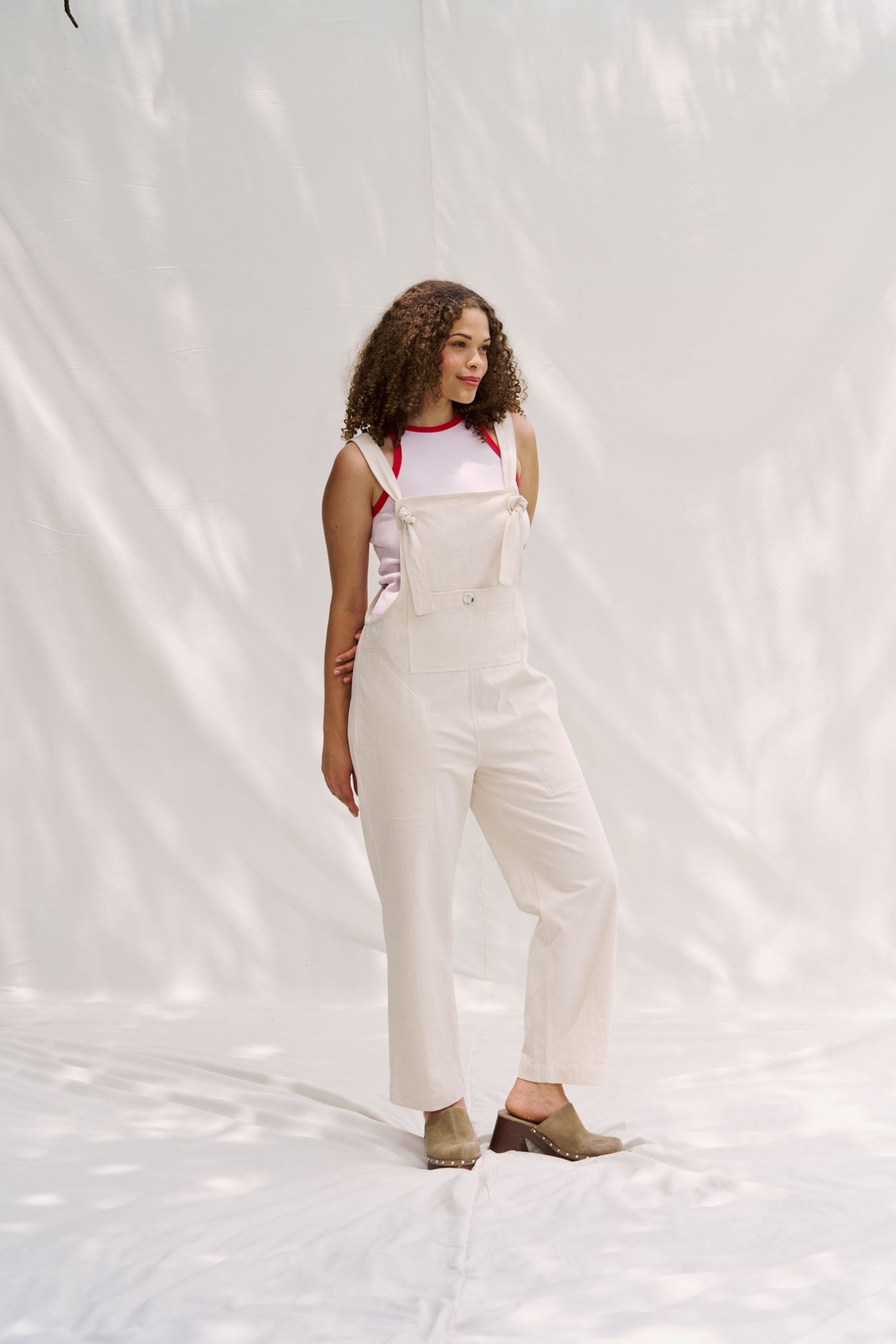 Classic Dungarees - Natural