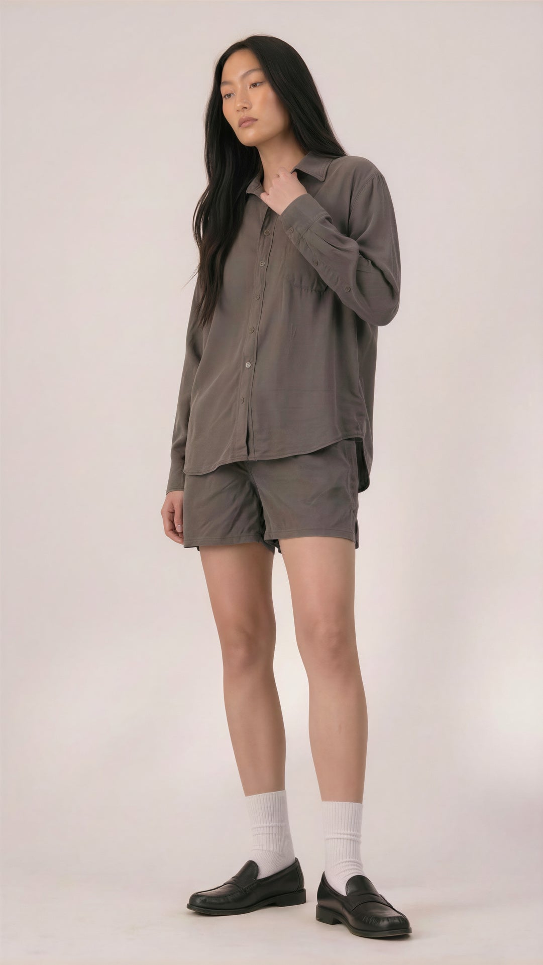Marina Shirt - Charcoal