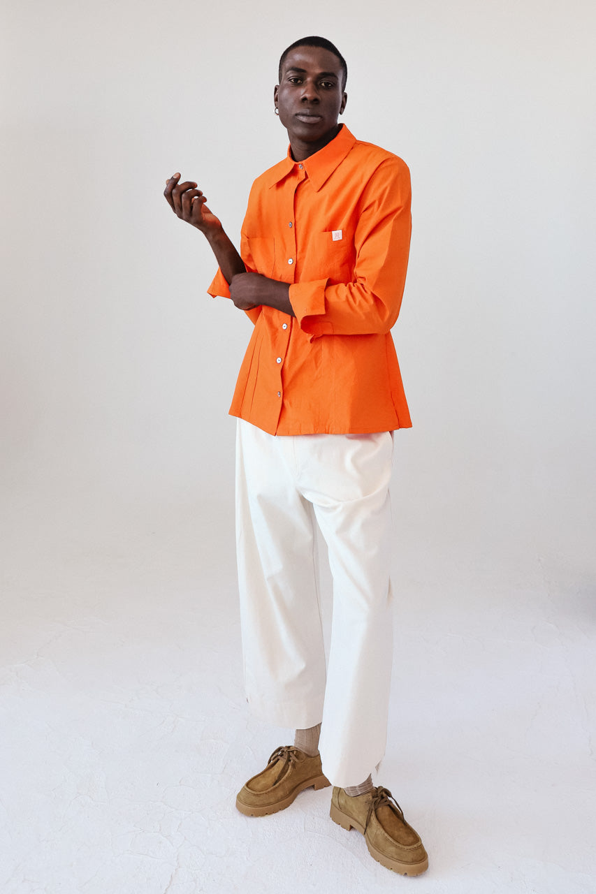 Diana Blouse ― Tangerine