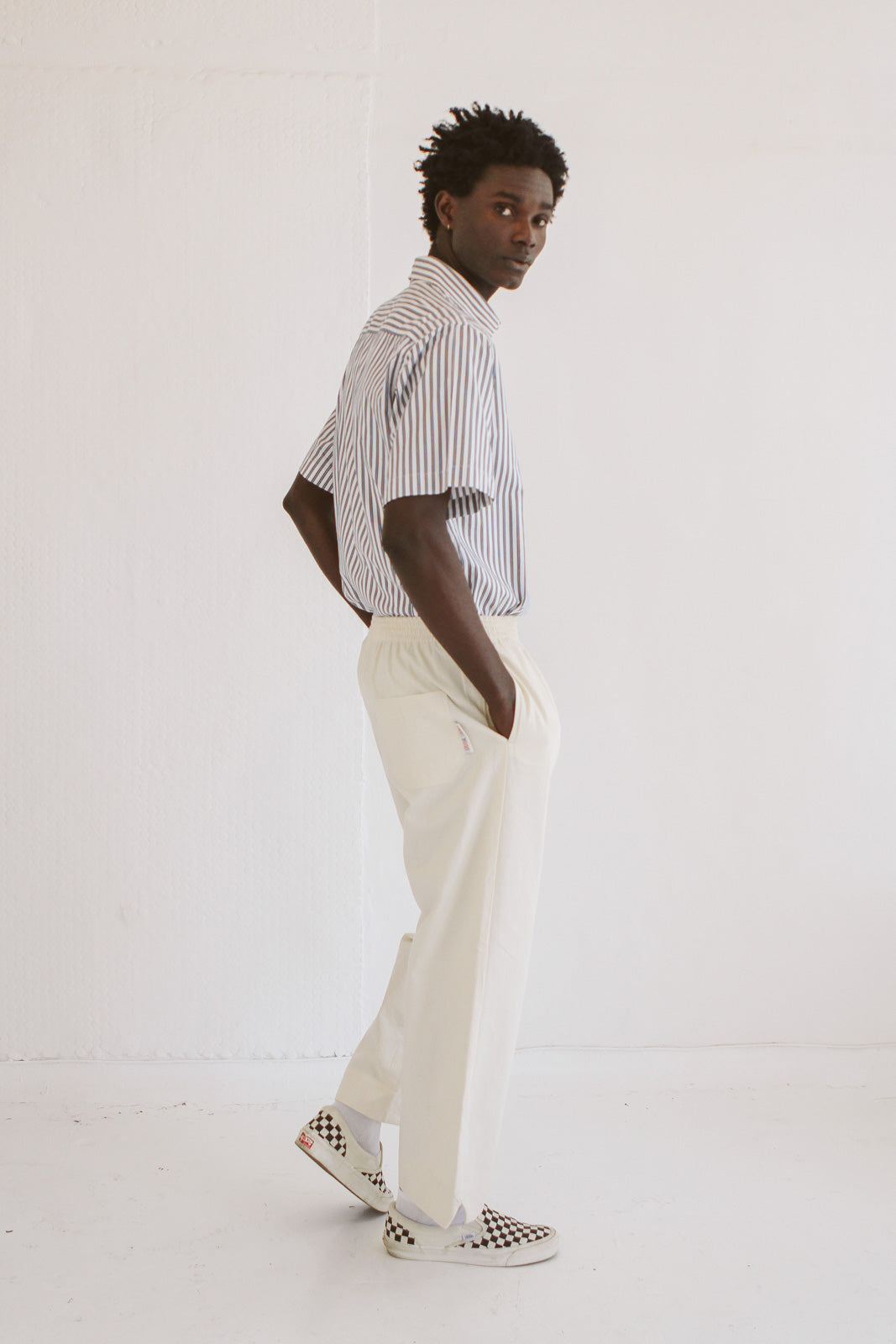 Classic Trousers - Natural