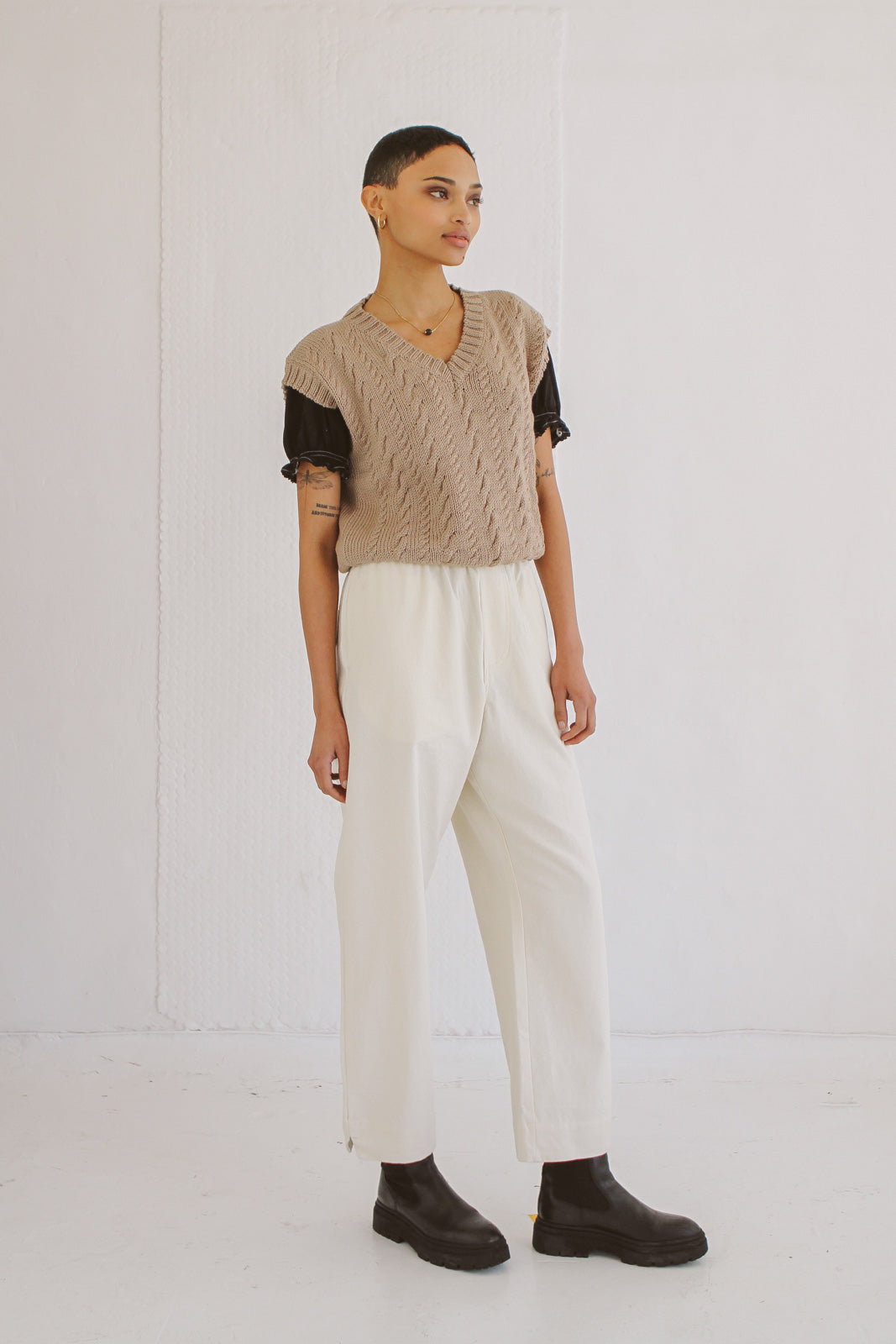 Classic Trousers - Natural
