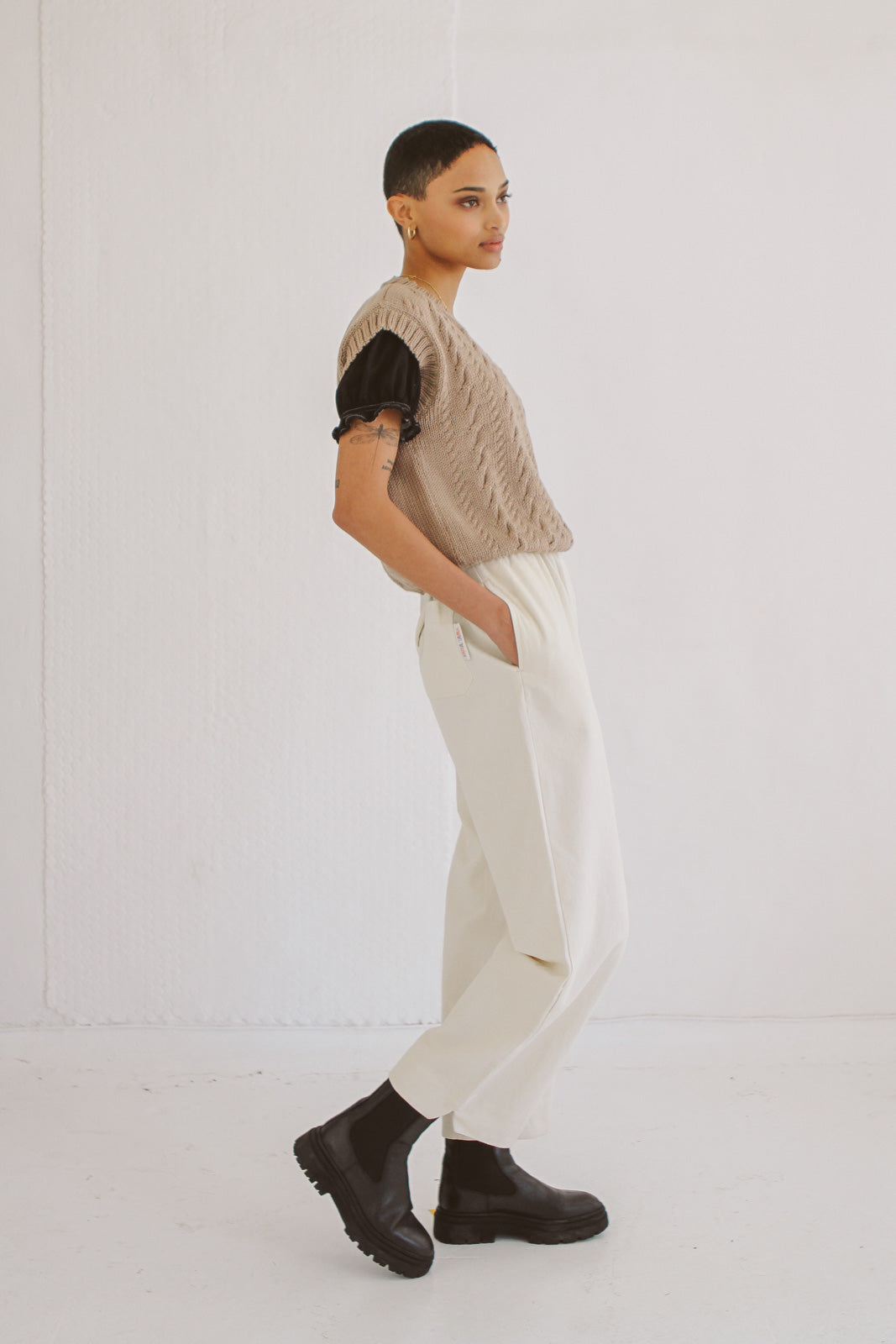 Classic Trousers - Natural