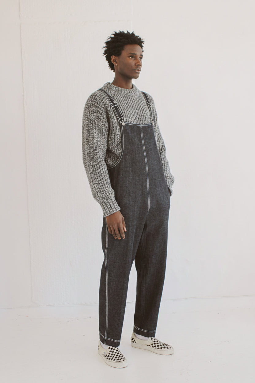 Marlowe Dungi's - Indigo Topstitched