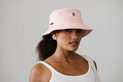 'Forget-me-not' Bucket Hat ― Peach