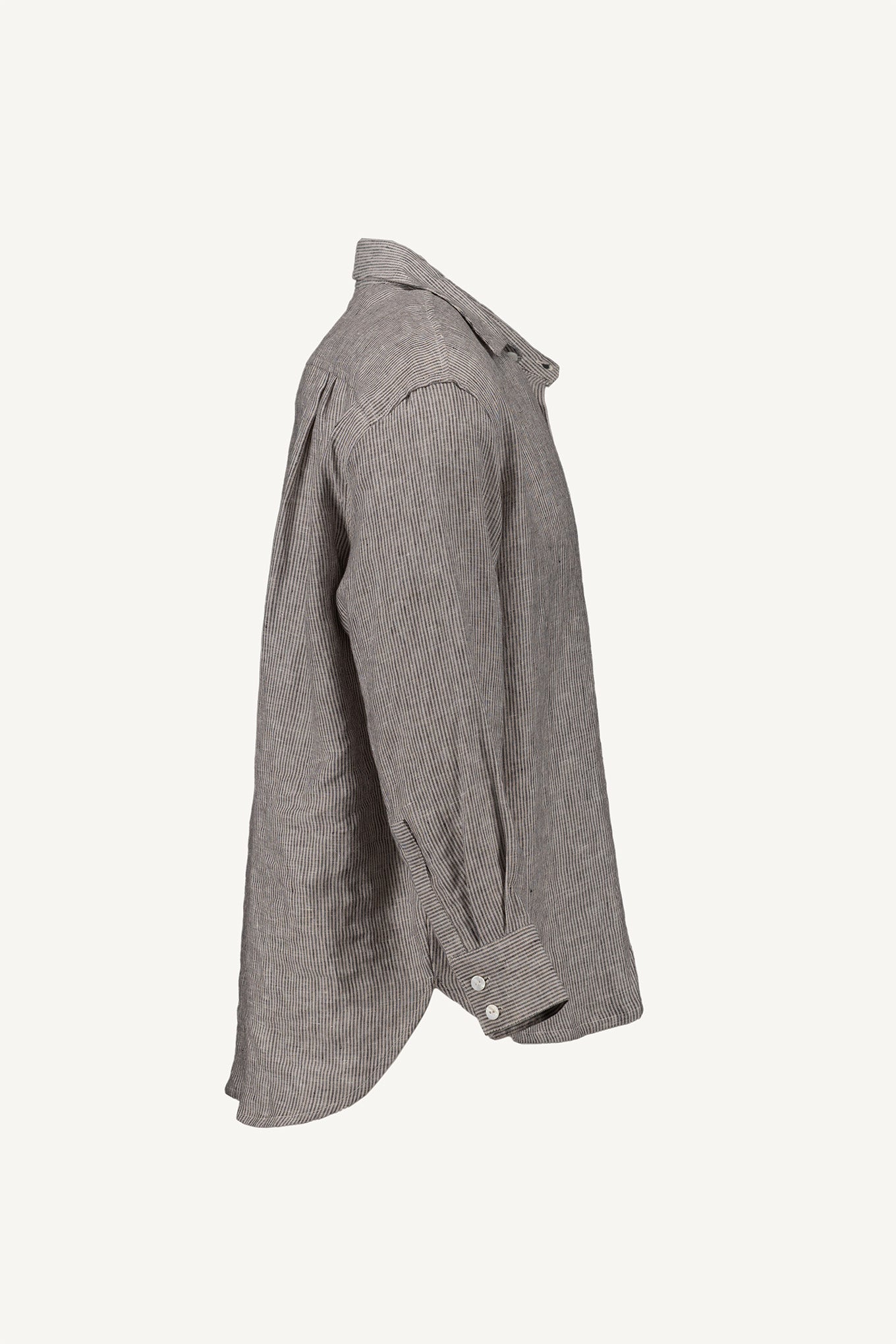 Marina Shirt - Linen Stripe