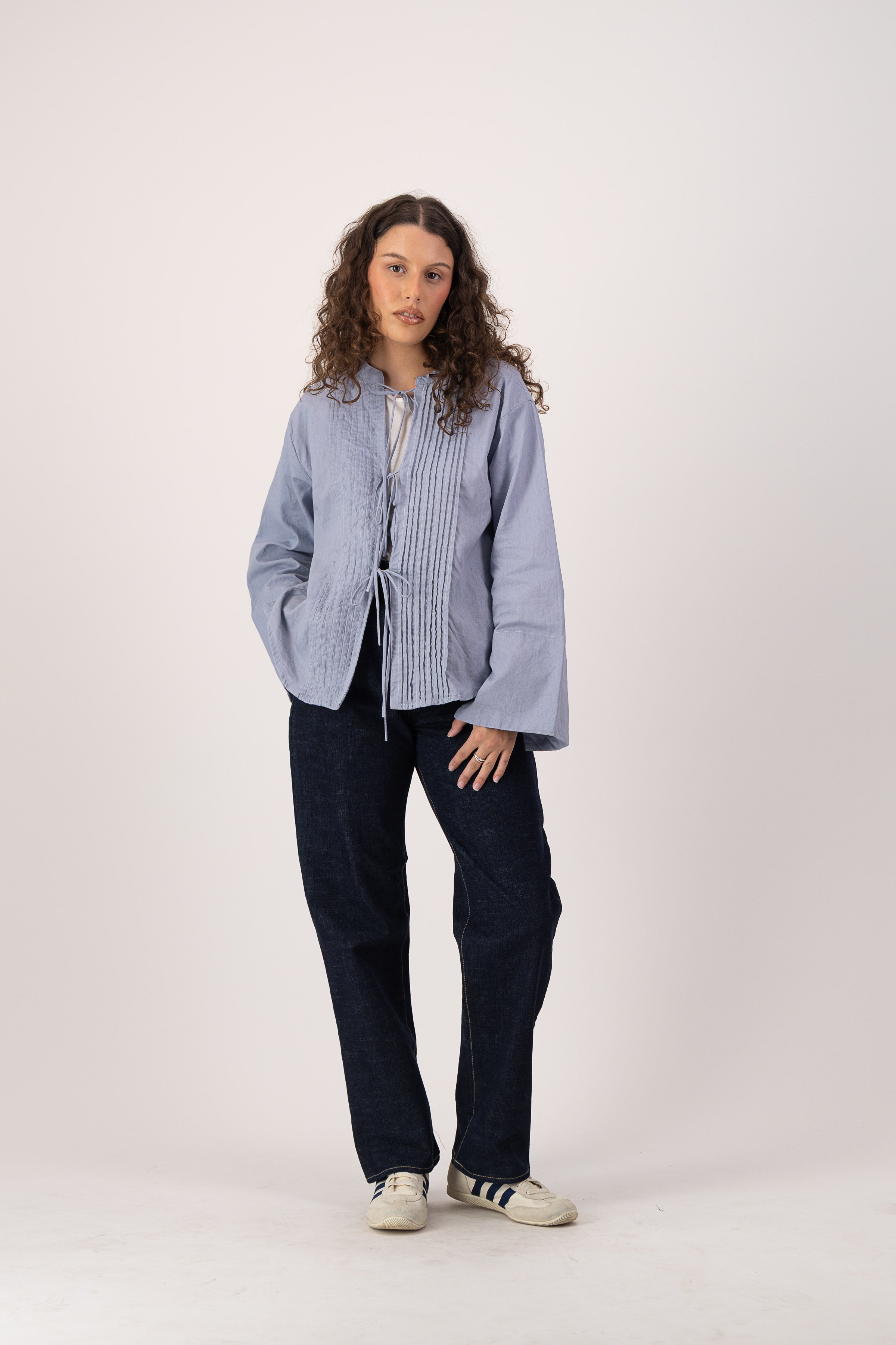 Seraphine Blouse - Silver