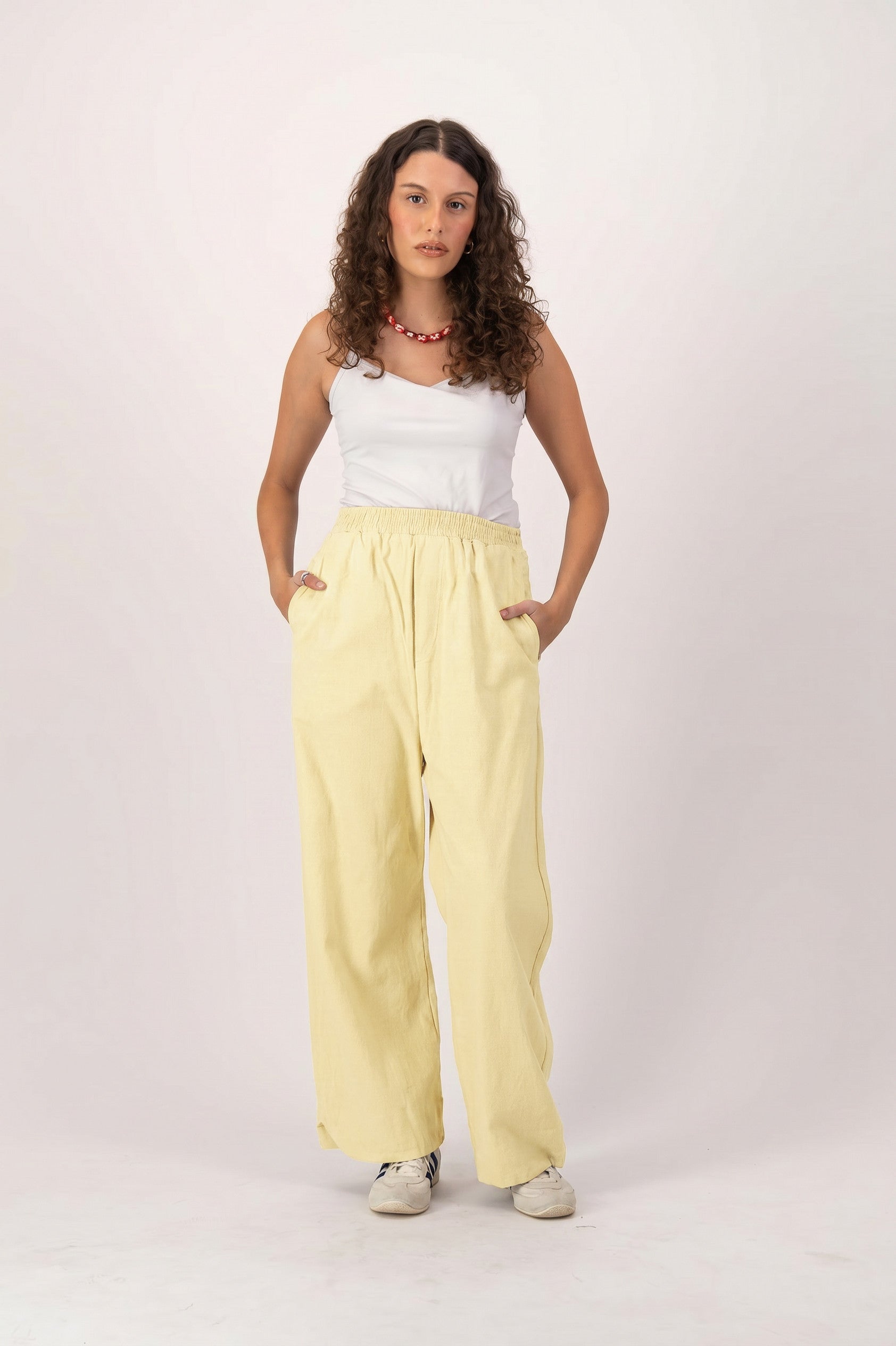 Classic Trousers - Lemon