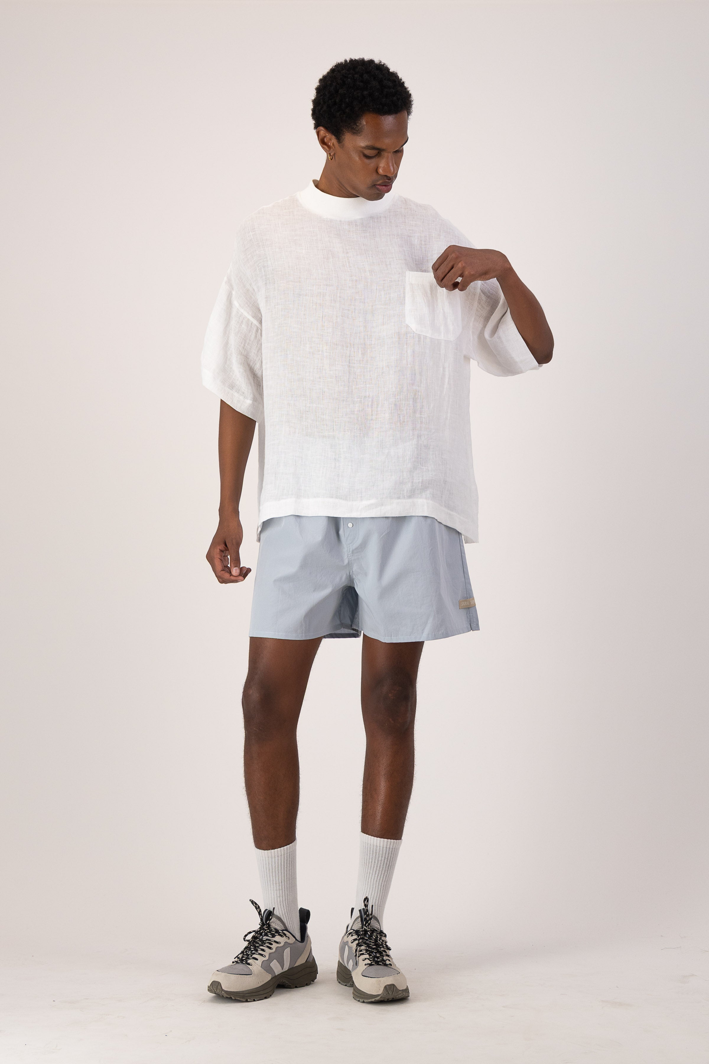 Square Tee - Raw Sheer