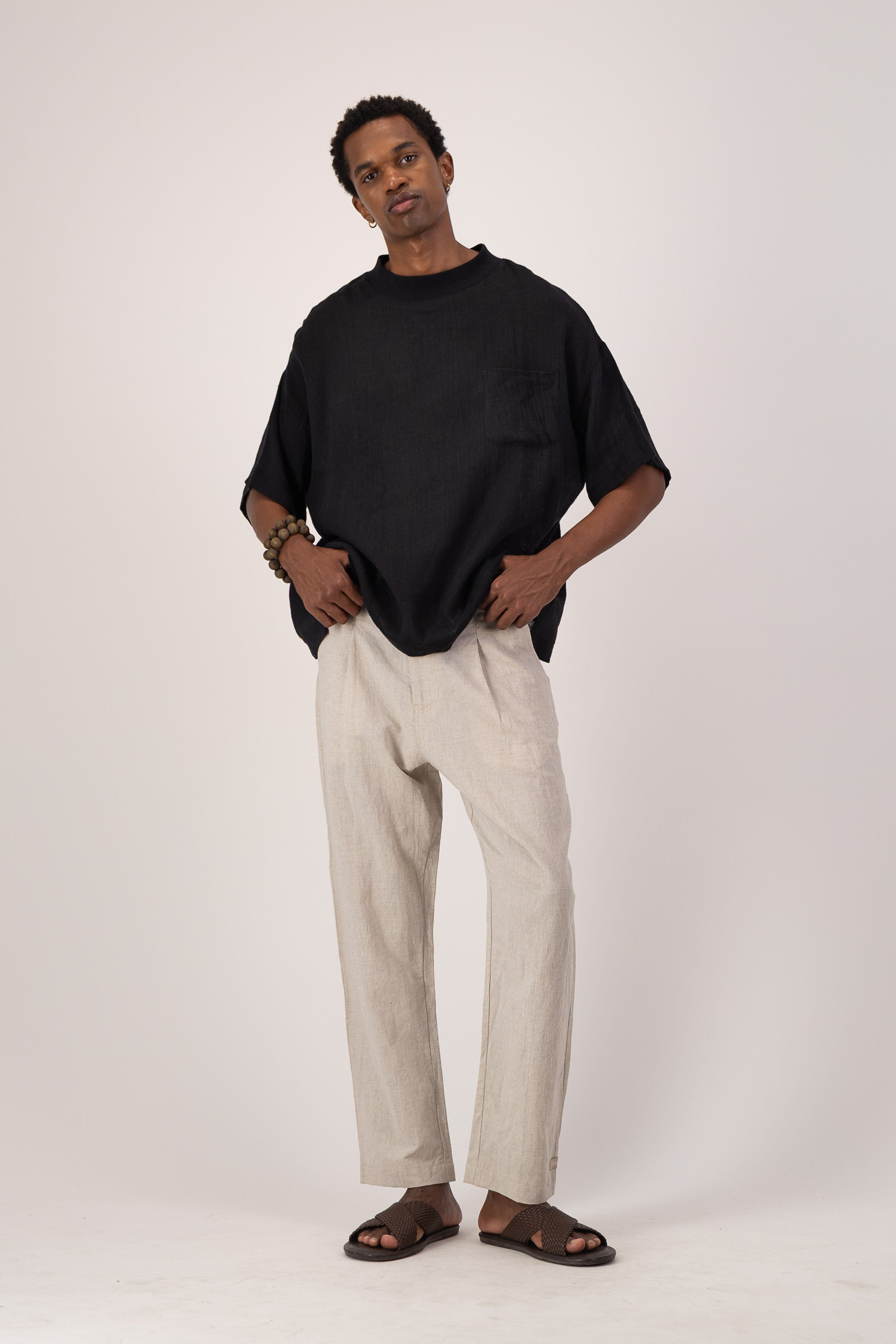Square Tee - Midnight Sheer