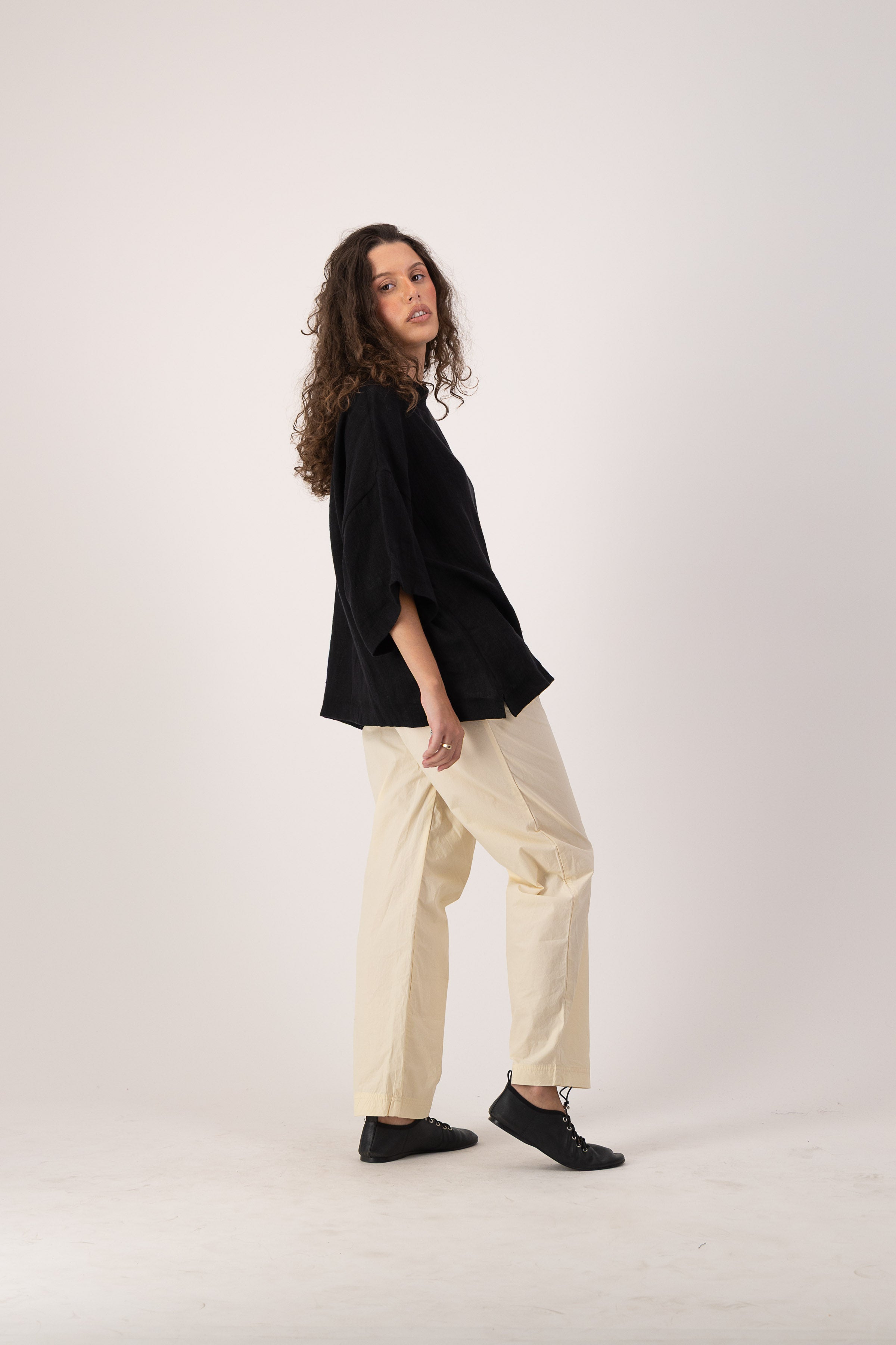 Square Tee - Midnight Sheer