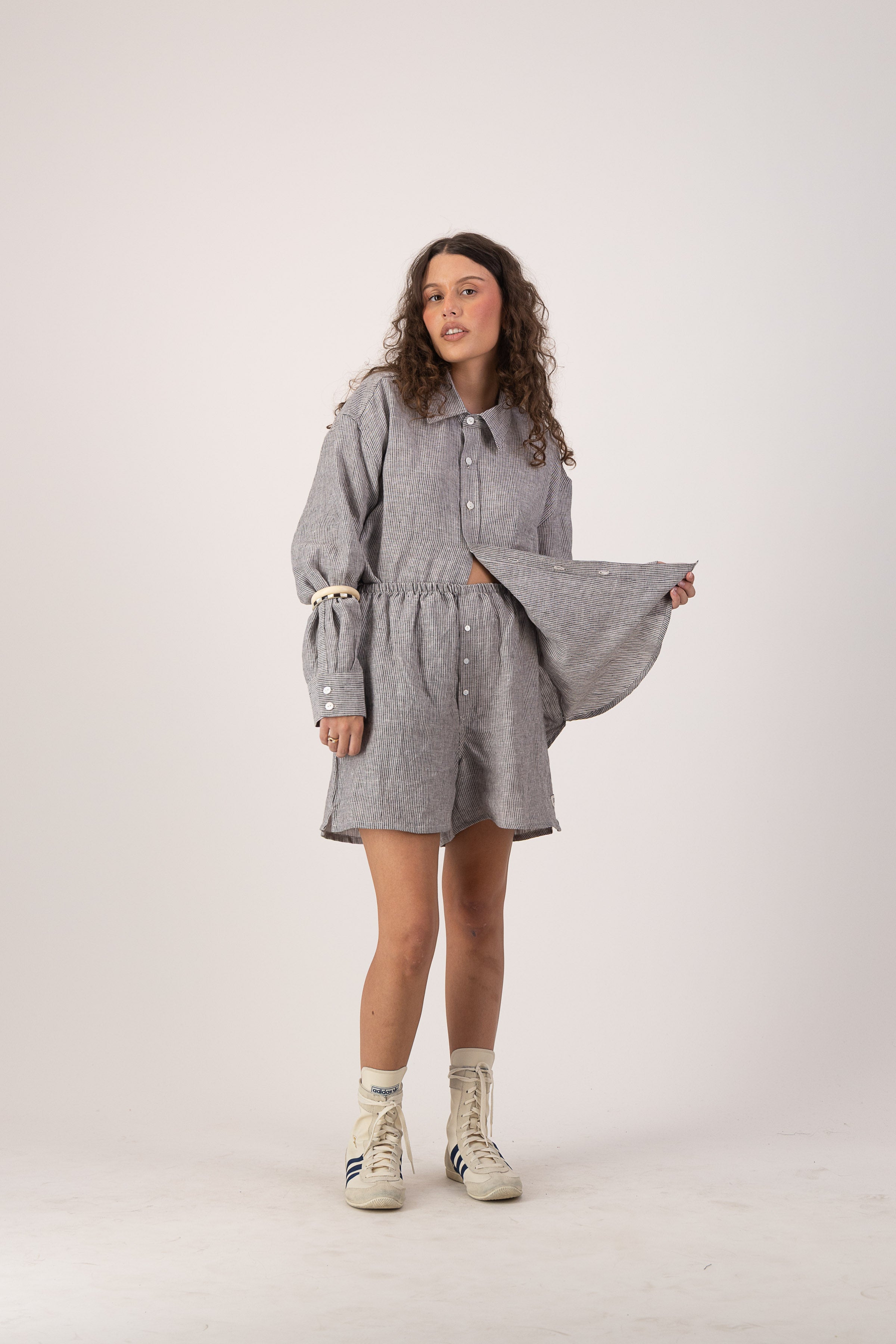 Marina Mini's - Linen Stripe