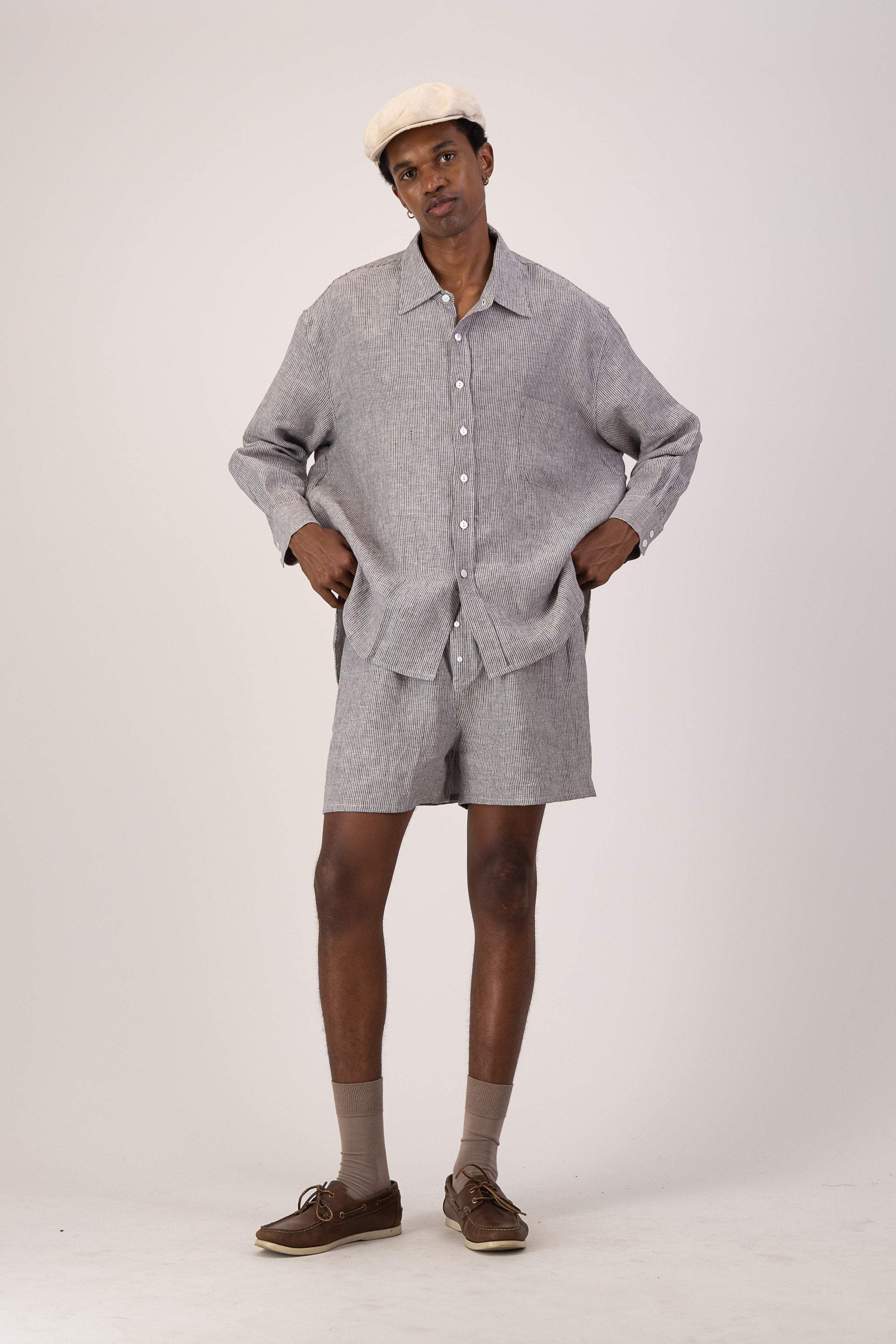 Marina Mini's - Linen Stripe