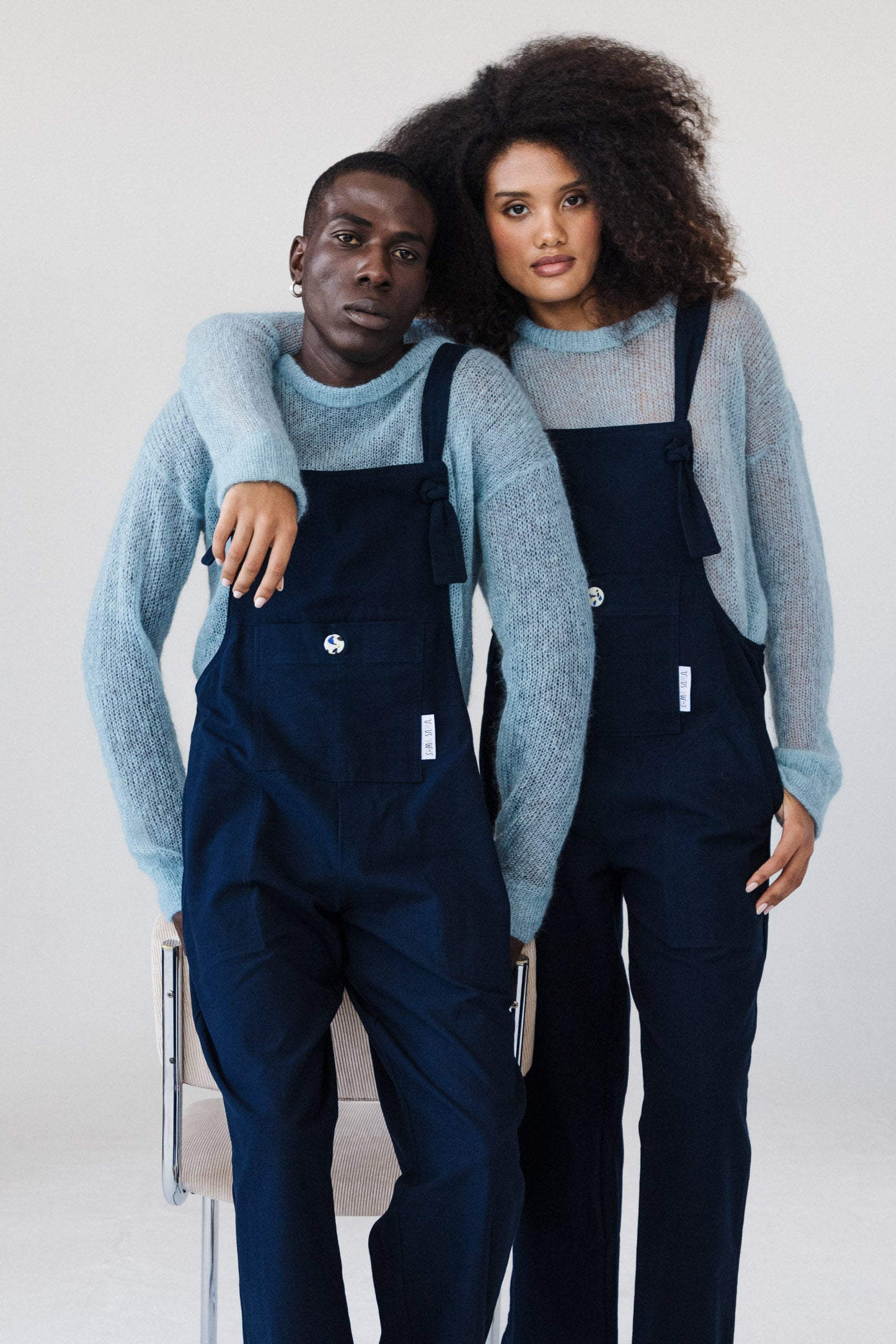 Classic Dungarees - Navy