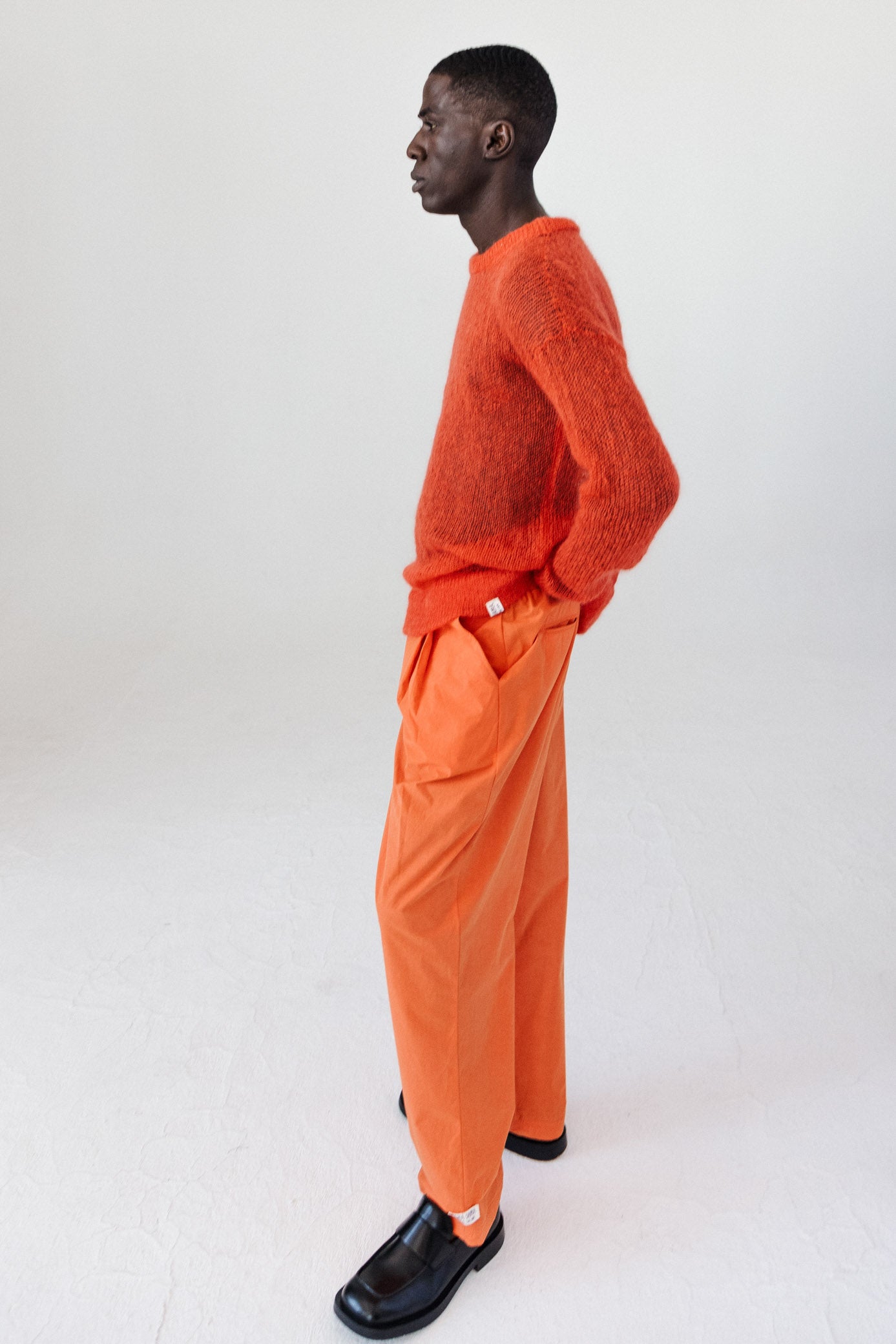 Loose Knit Sweater - Tangerine