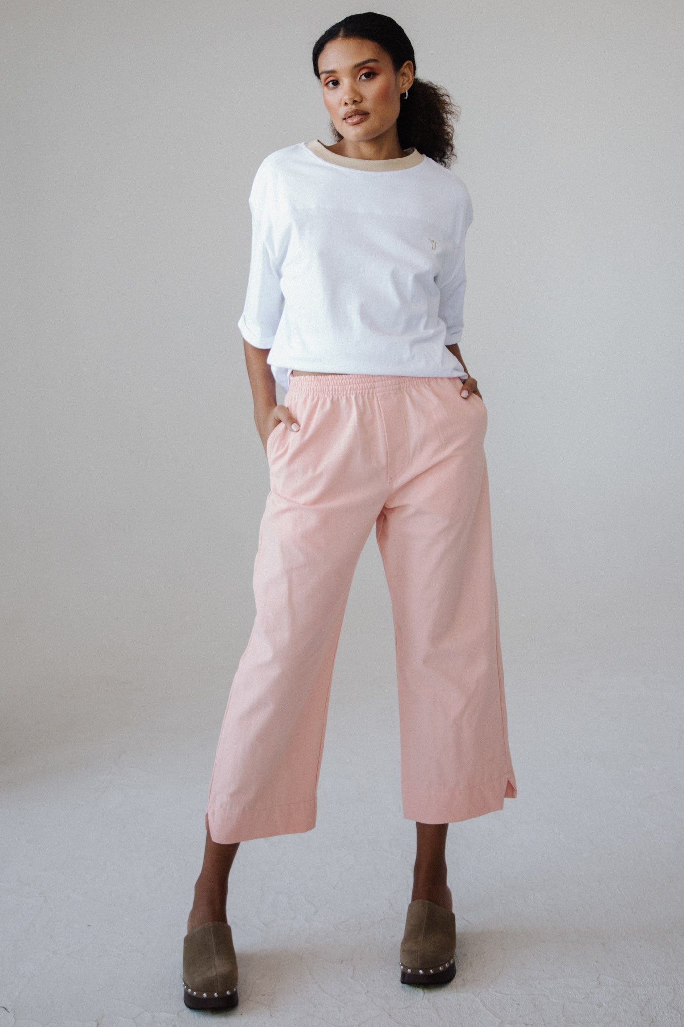 Classic Trousers - Peach
