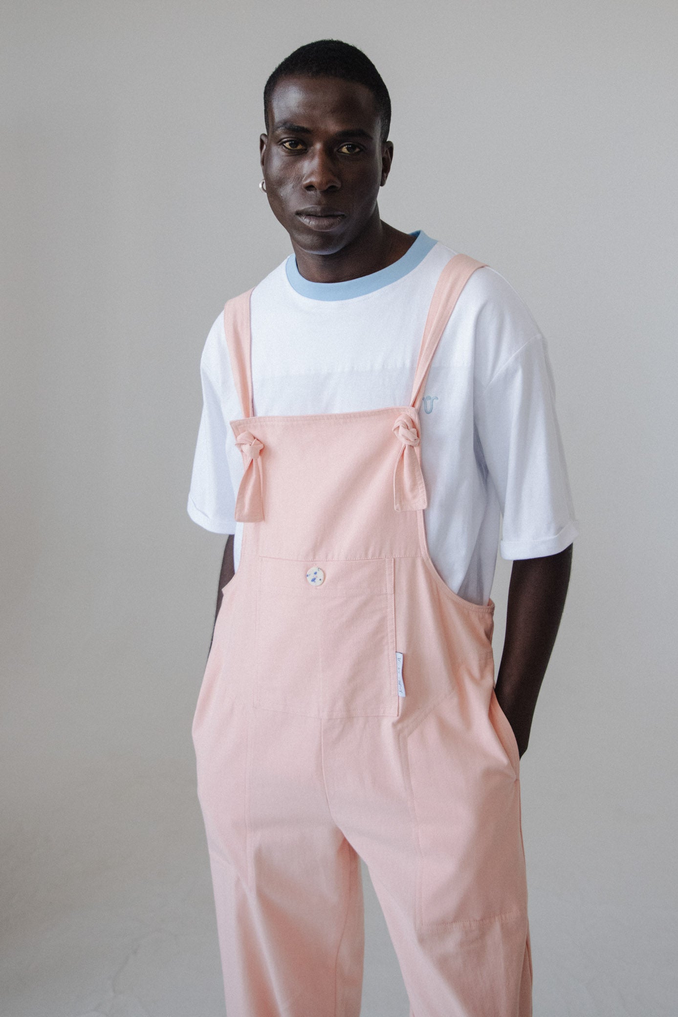 Classic Dungarees - Peach