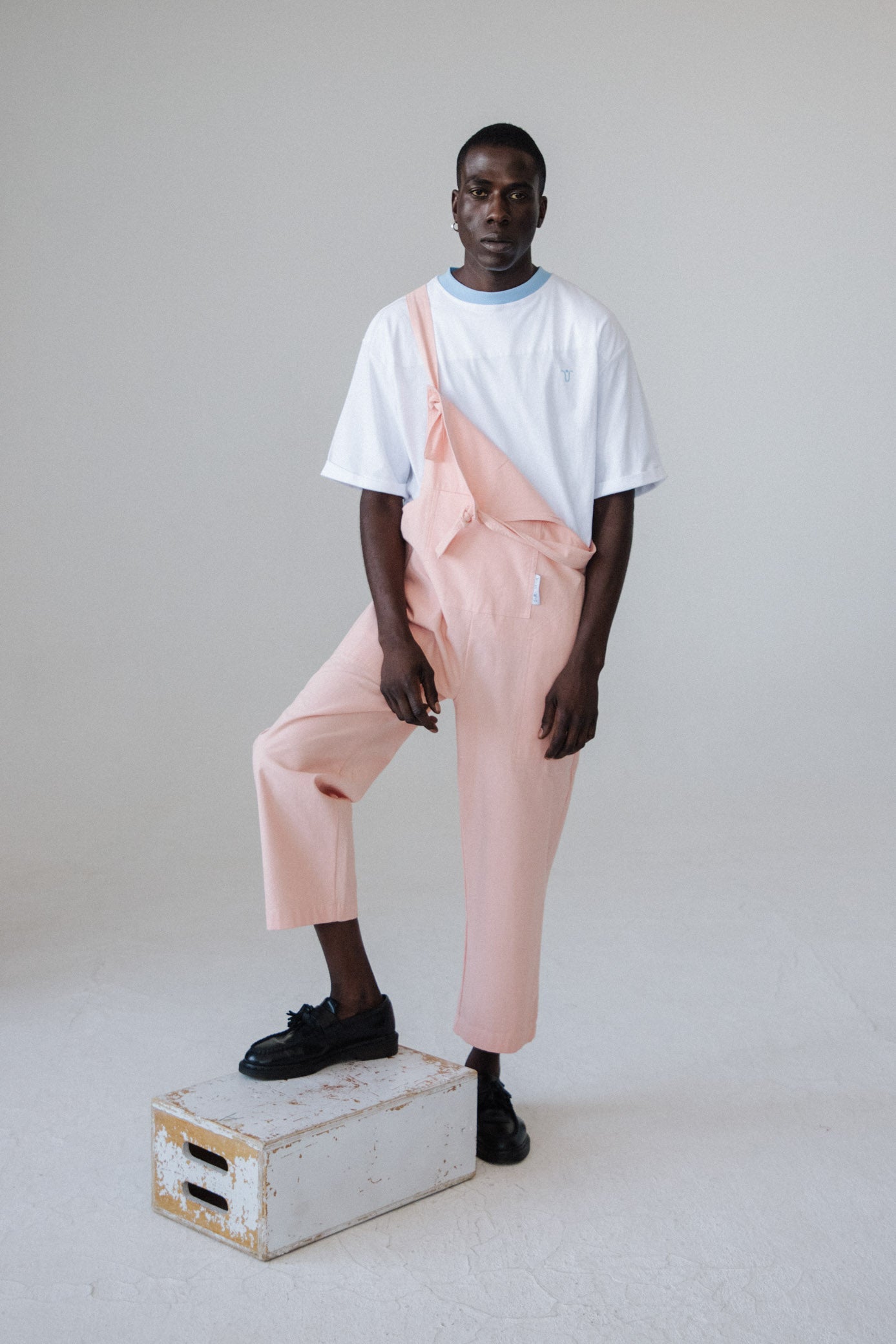 Classic Dungarees - Peach