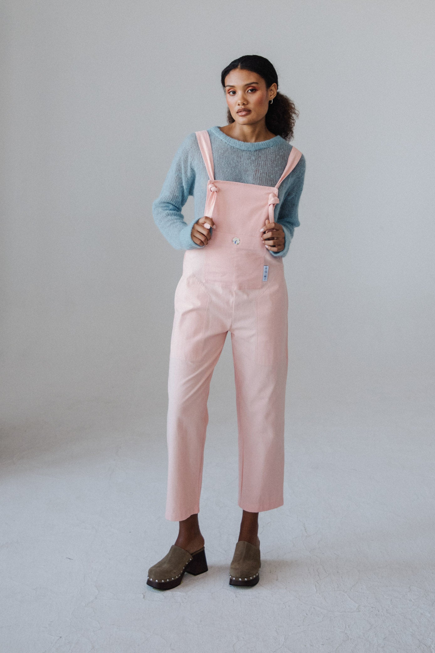 Classic Dungarees - Peach