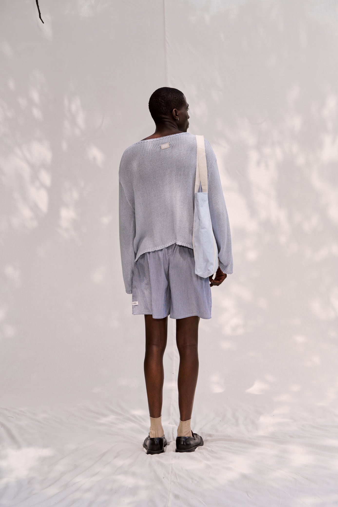 Belle Cotton Sweater - Cloud