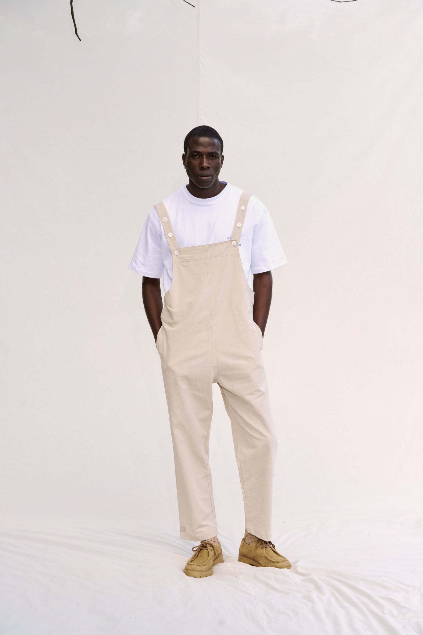 Salento Dungarees - Flax