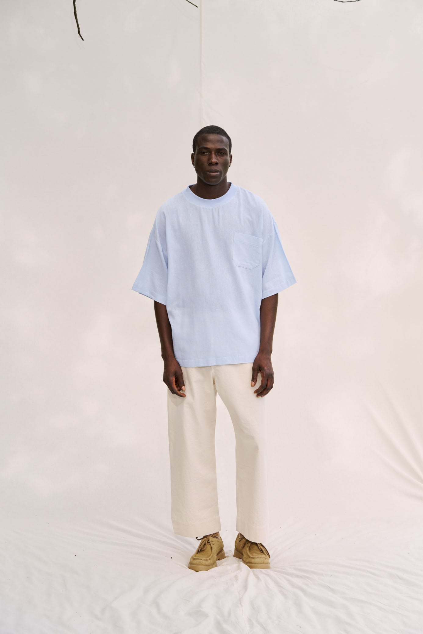 Square Tee ― Cloud