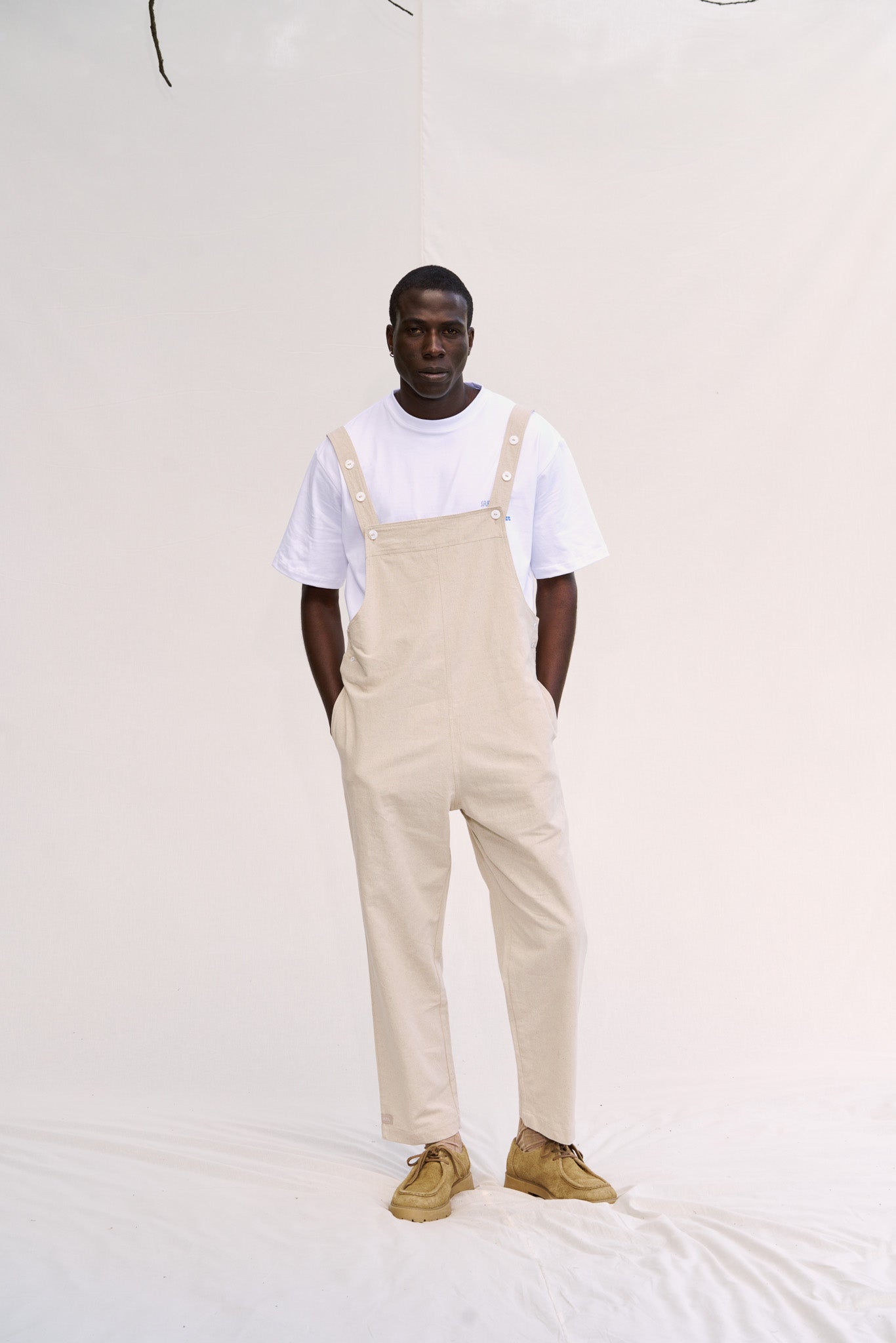 Salento Dungarees ― Flax