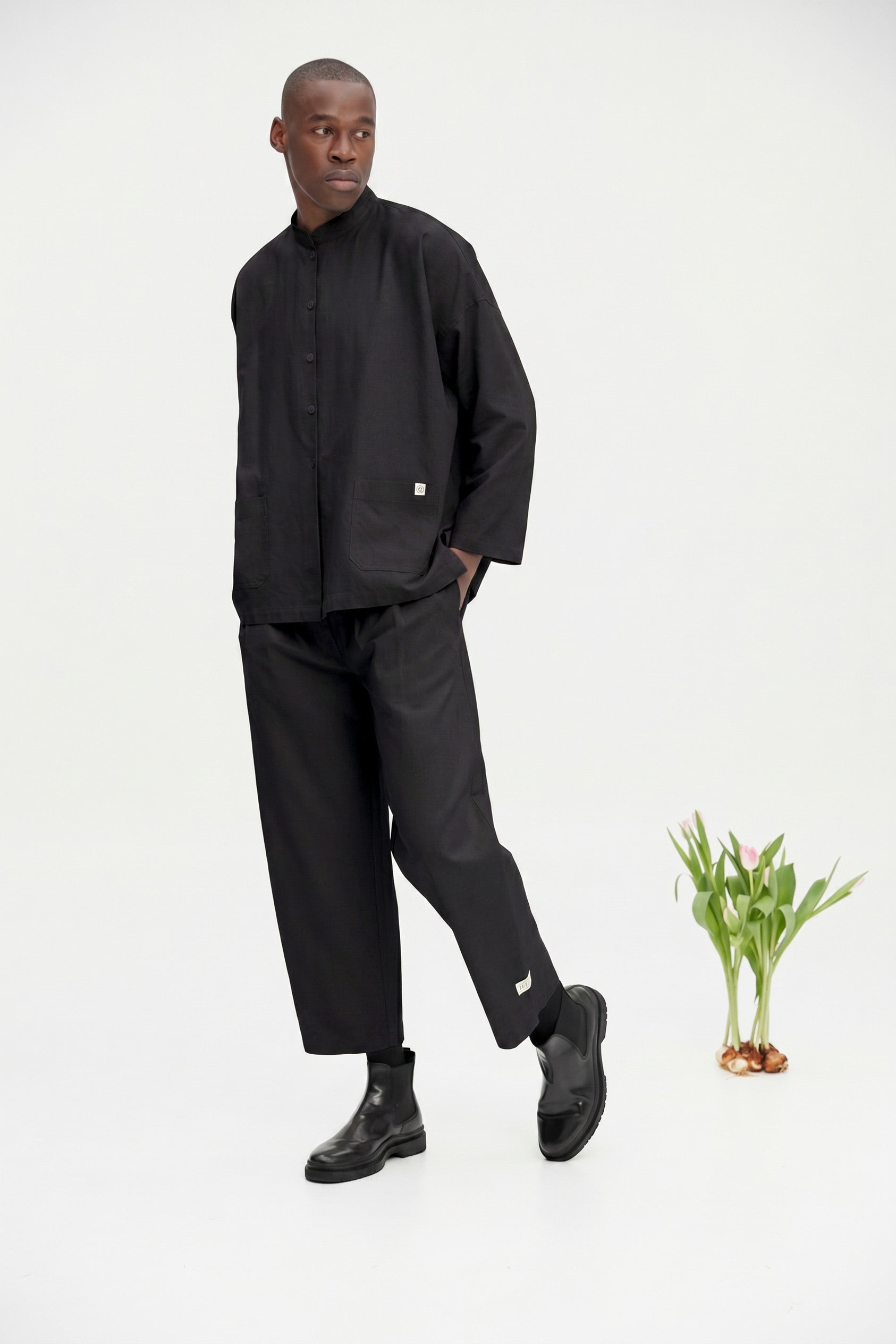 Mandarin Trouser - Midnight