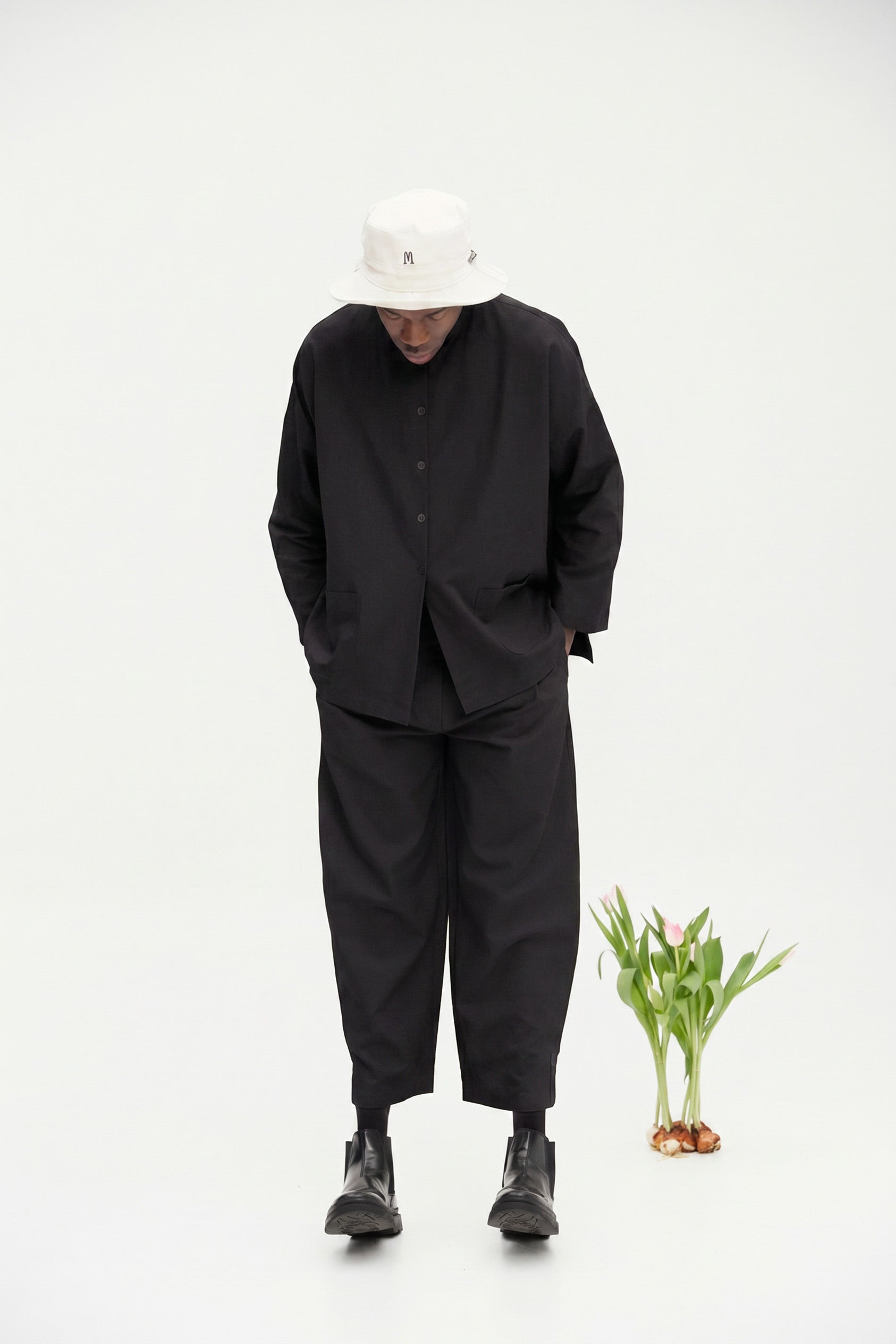 Mandarin Trouser - Midnight